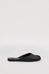 SENSO COLETTE EBONY PEEPTOE FLAT