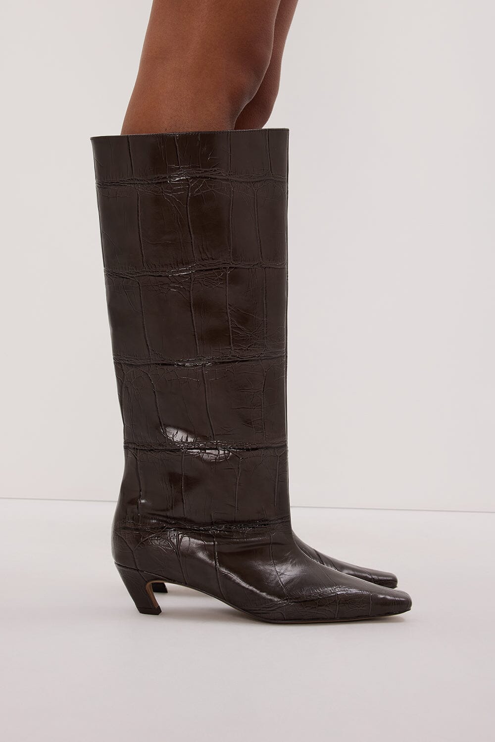 ALIAS MAE CRAWFORD BOOT CHOC CROC Shoes ALIAS MAE 