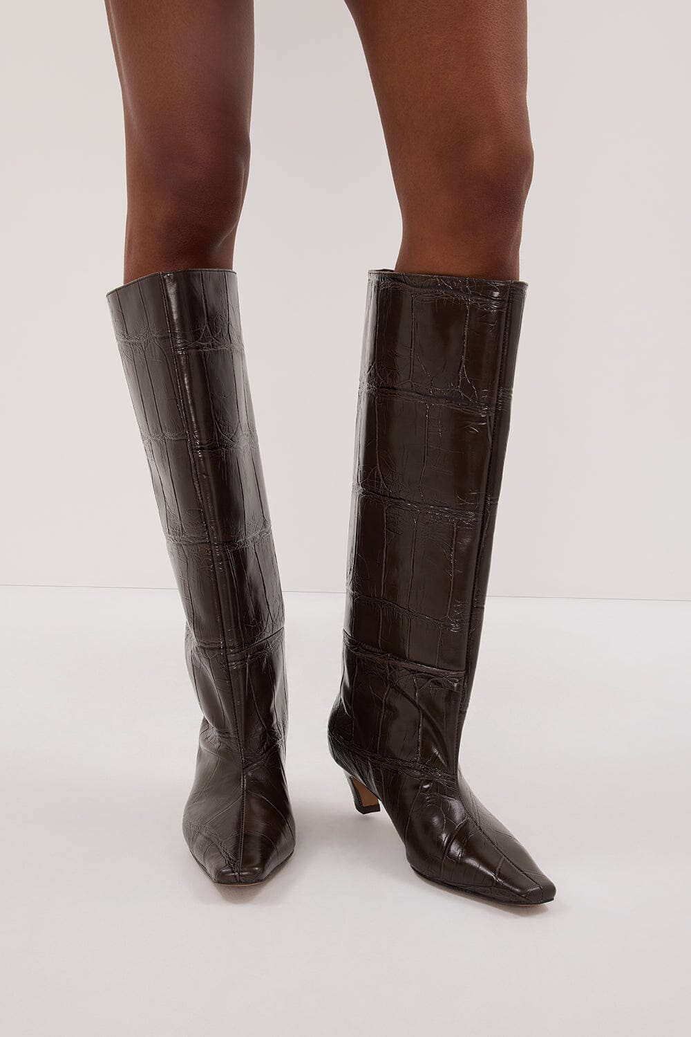 ALIAS MAE CRAWFORD BOOT CHOC CROC Shoes ALIAS MAE 
