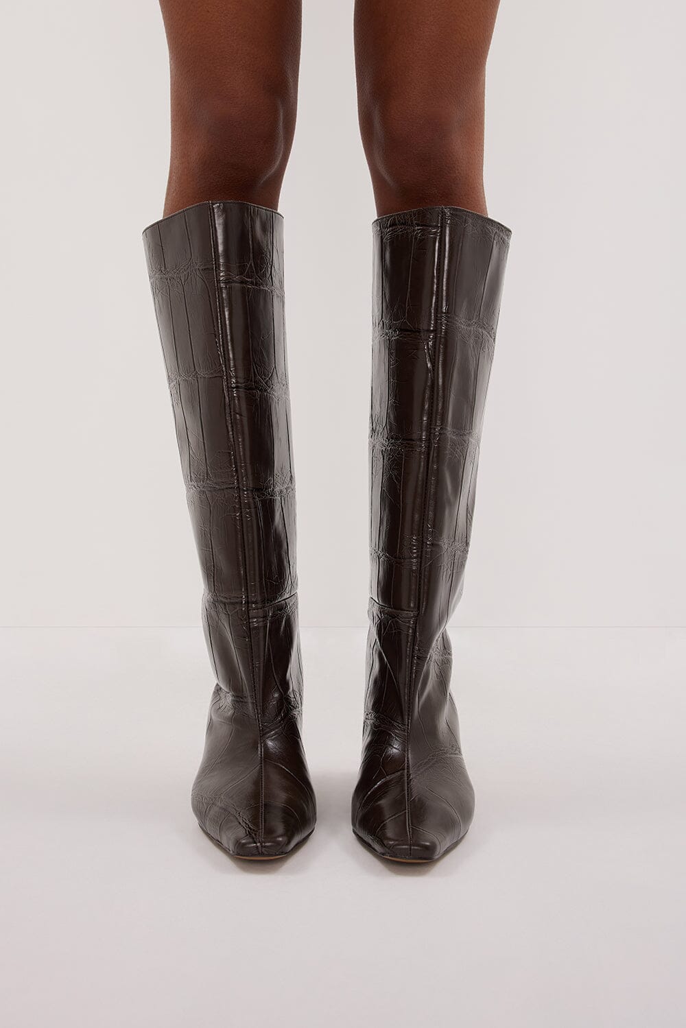 ALIAS MAE CRAWFORD BOOT CHOC CROC Shoes ALIAS MAE 