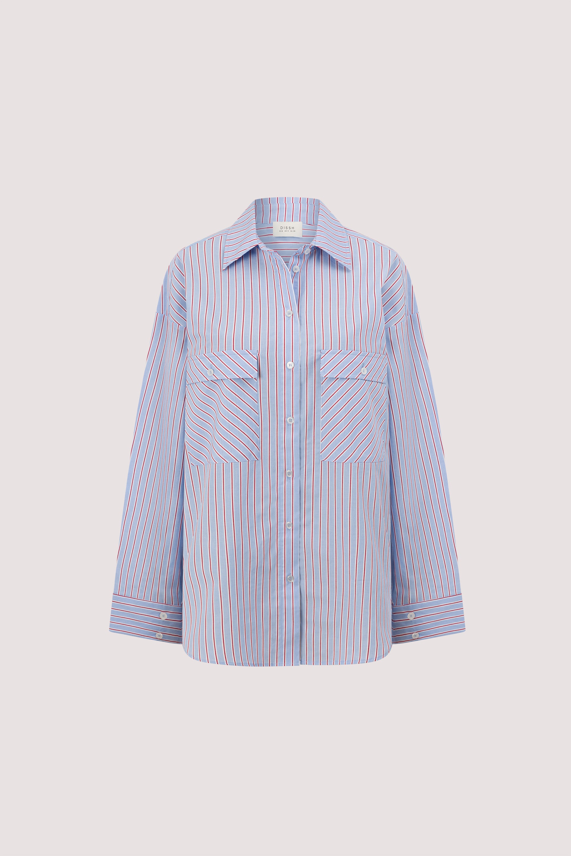 ORSON BLUE STRIPE COTTON SHIRT