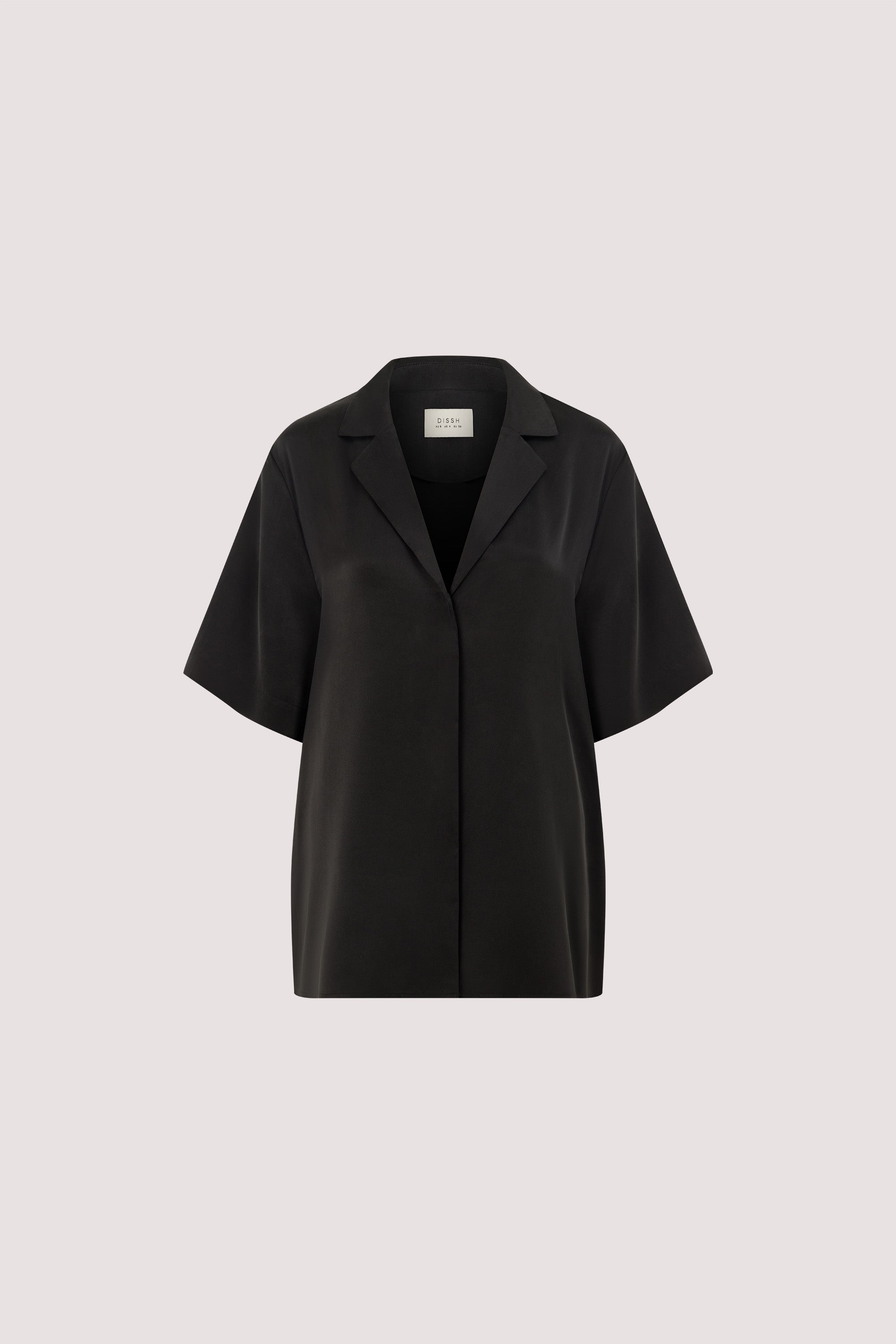 MICAH BLACK SILK SHIRT