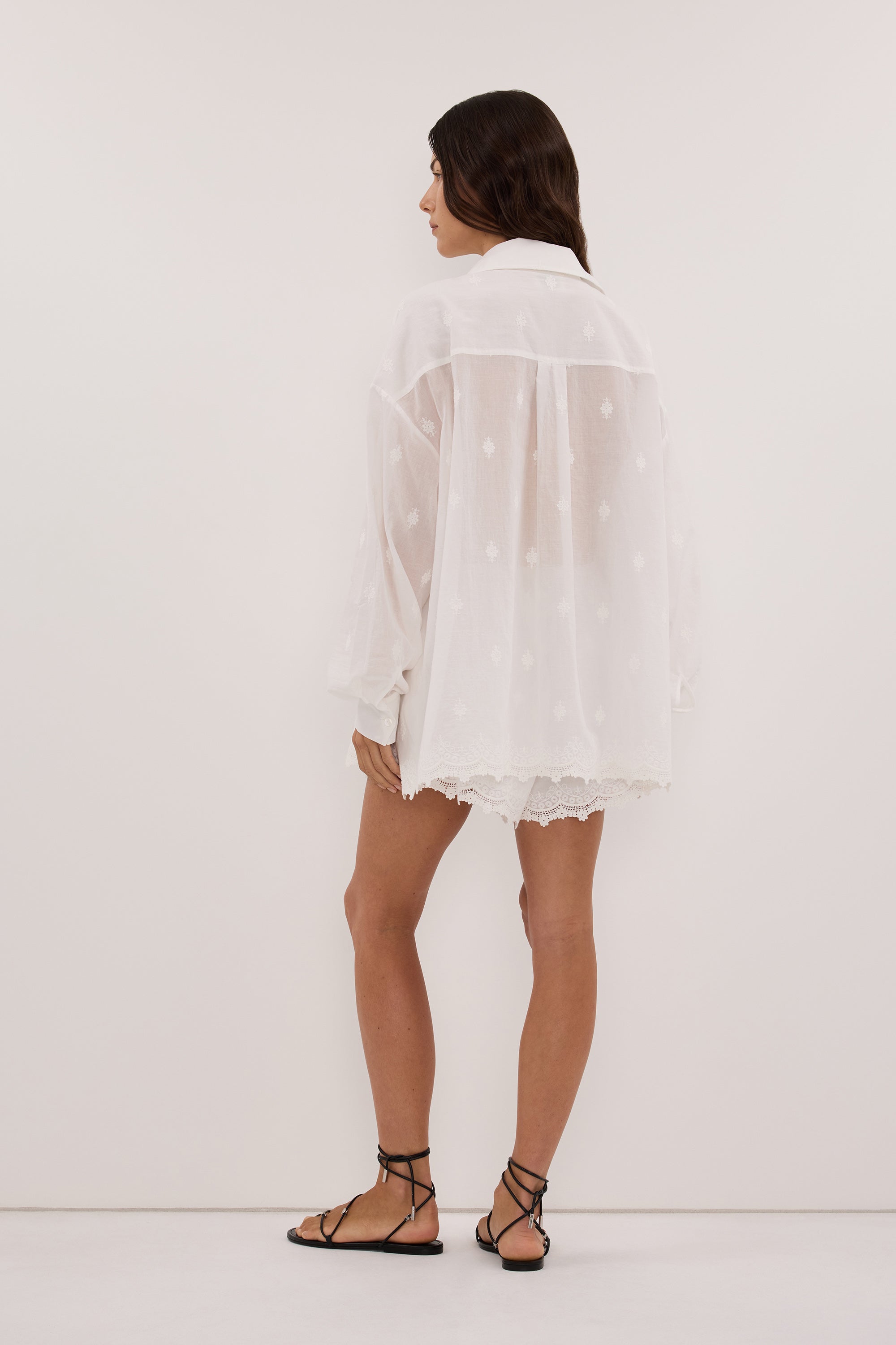 SIERRA WHITE COTTON SHIRT - PRE ORDER