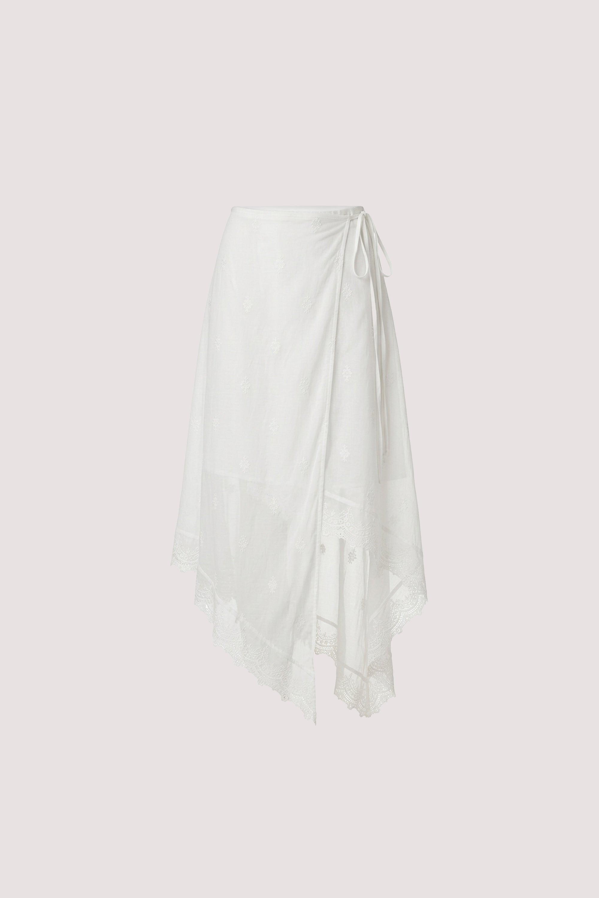 SIERRA WHITE HANDKERCHIEF SKIRT - PRE ORDER