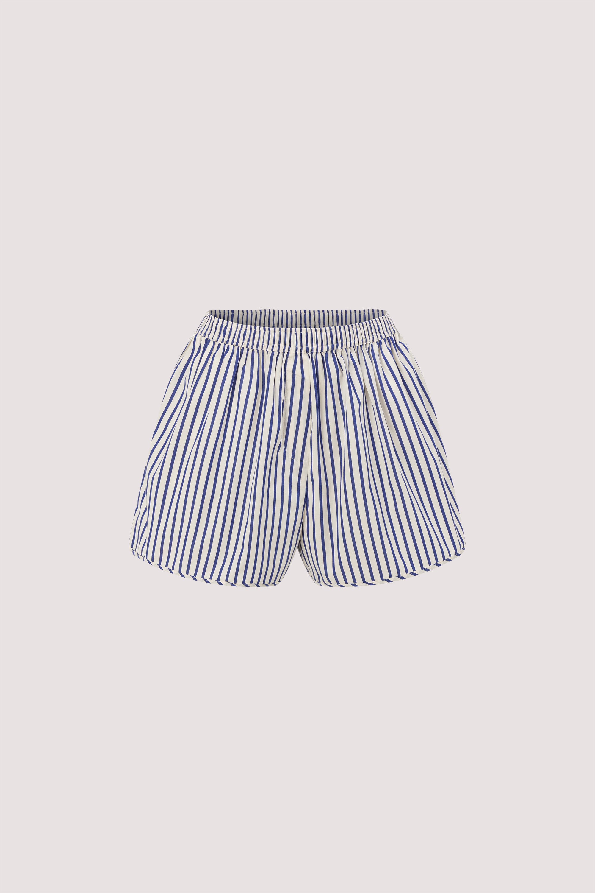 HELENE BLUE STRIPE COTTON SHORT