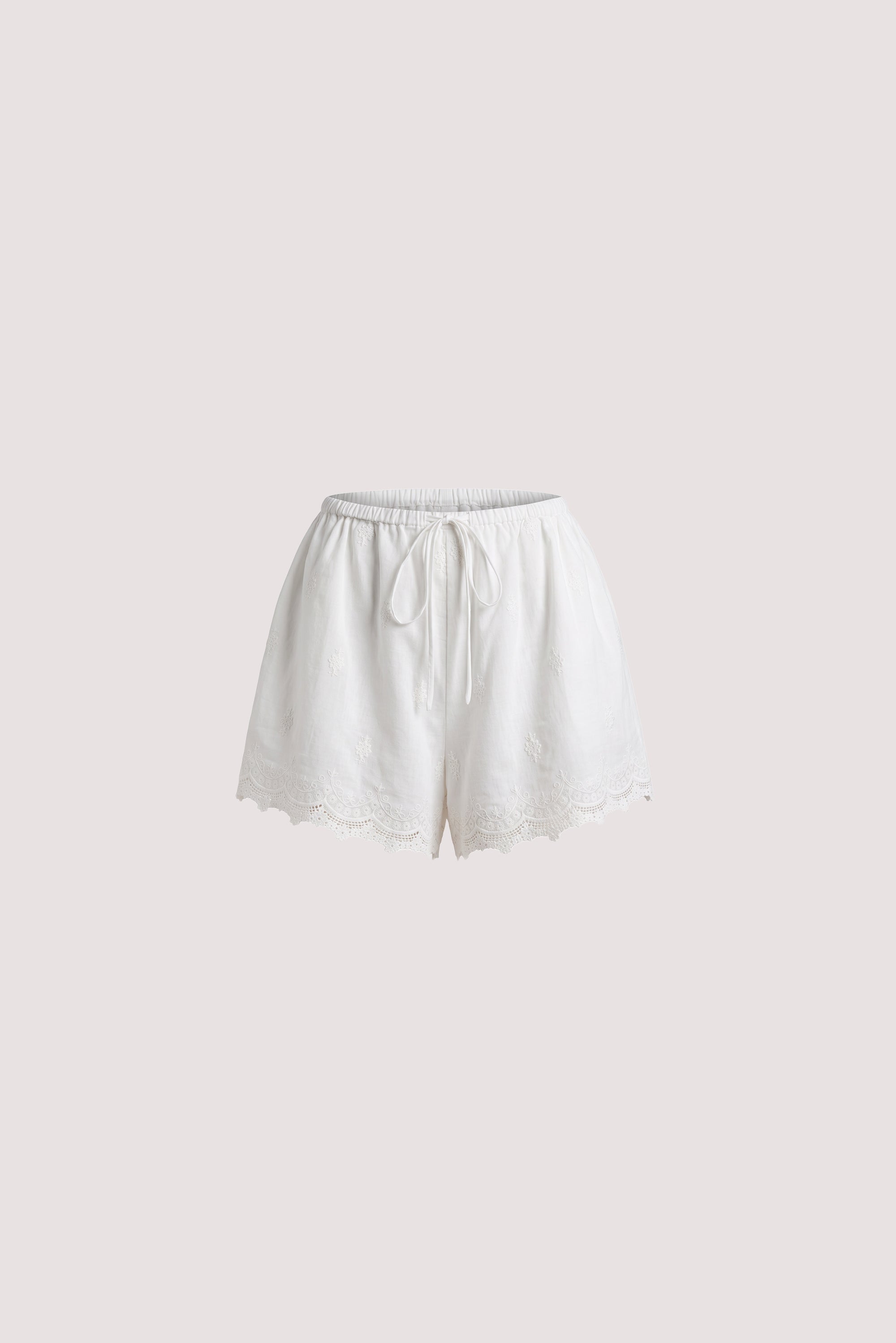 SIERRA WHITE COTTON SHORT - PRE ORDER