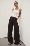 REAGAN 2.0 BURNT CHOC SLOUCHY JEAN