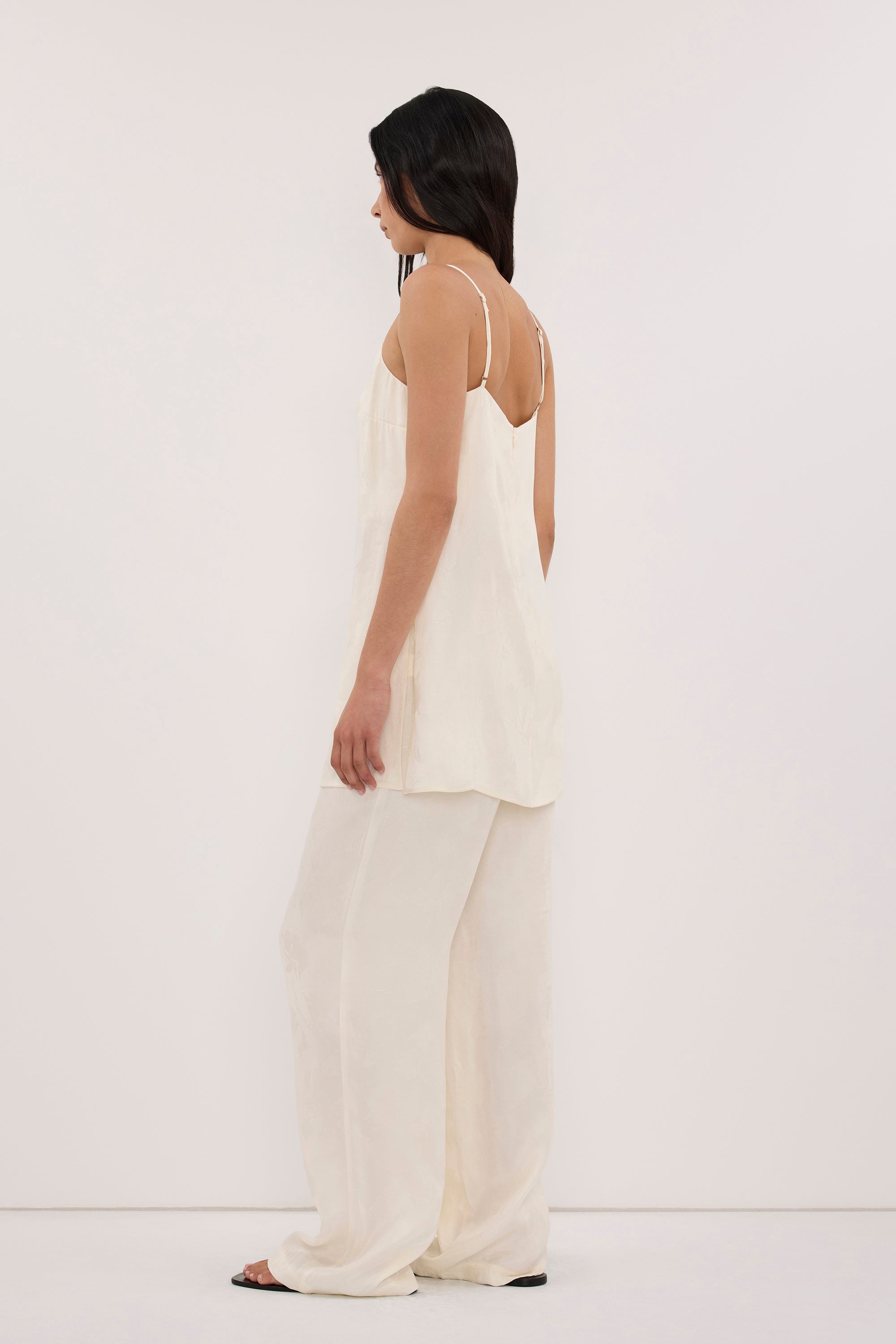 NARA MILK JACQUARD PANT