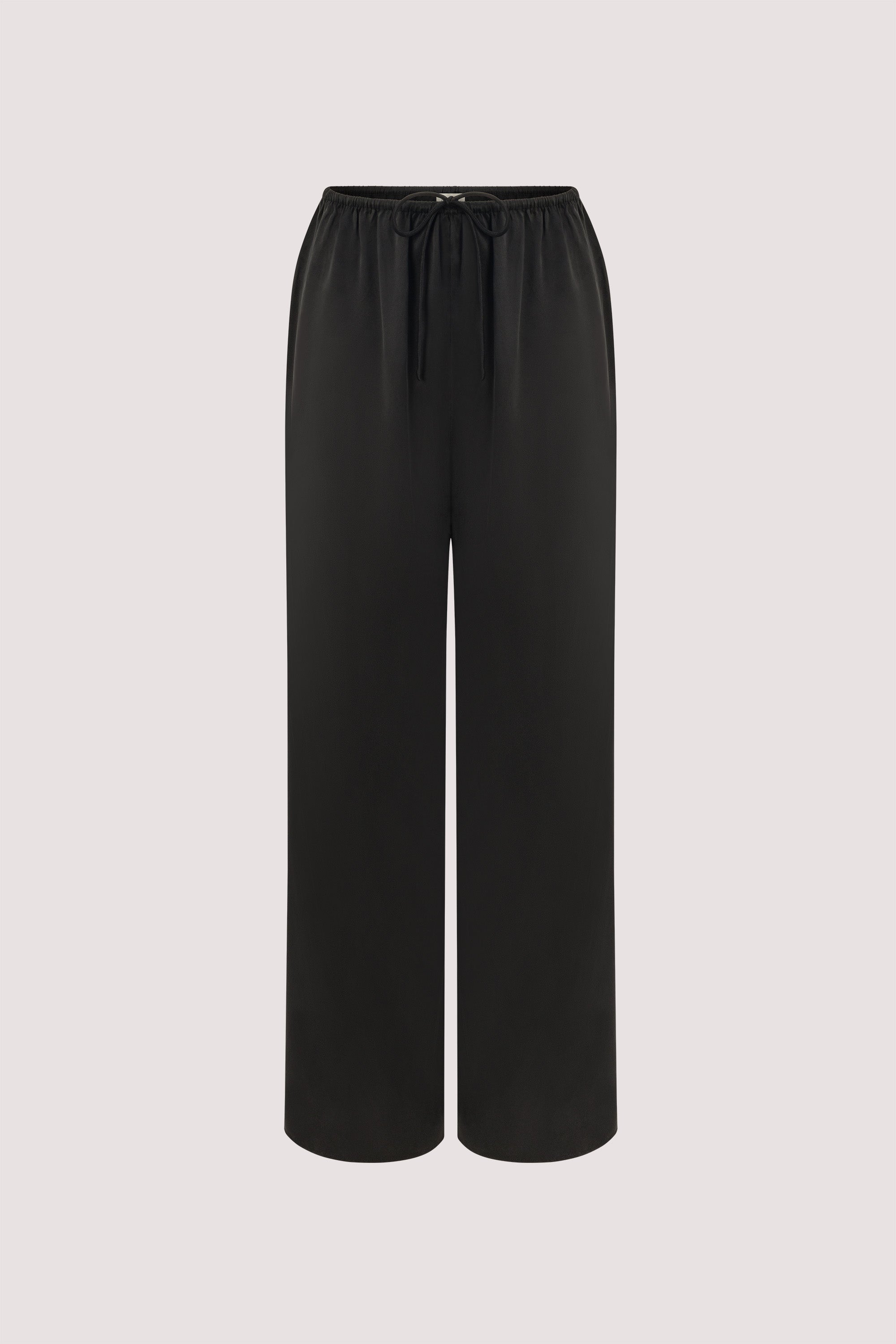 MICAH BLACK SILK PANT