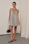 ARABELLA CREAM CHECK MINI DRESS - PRE ORDER