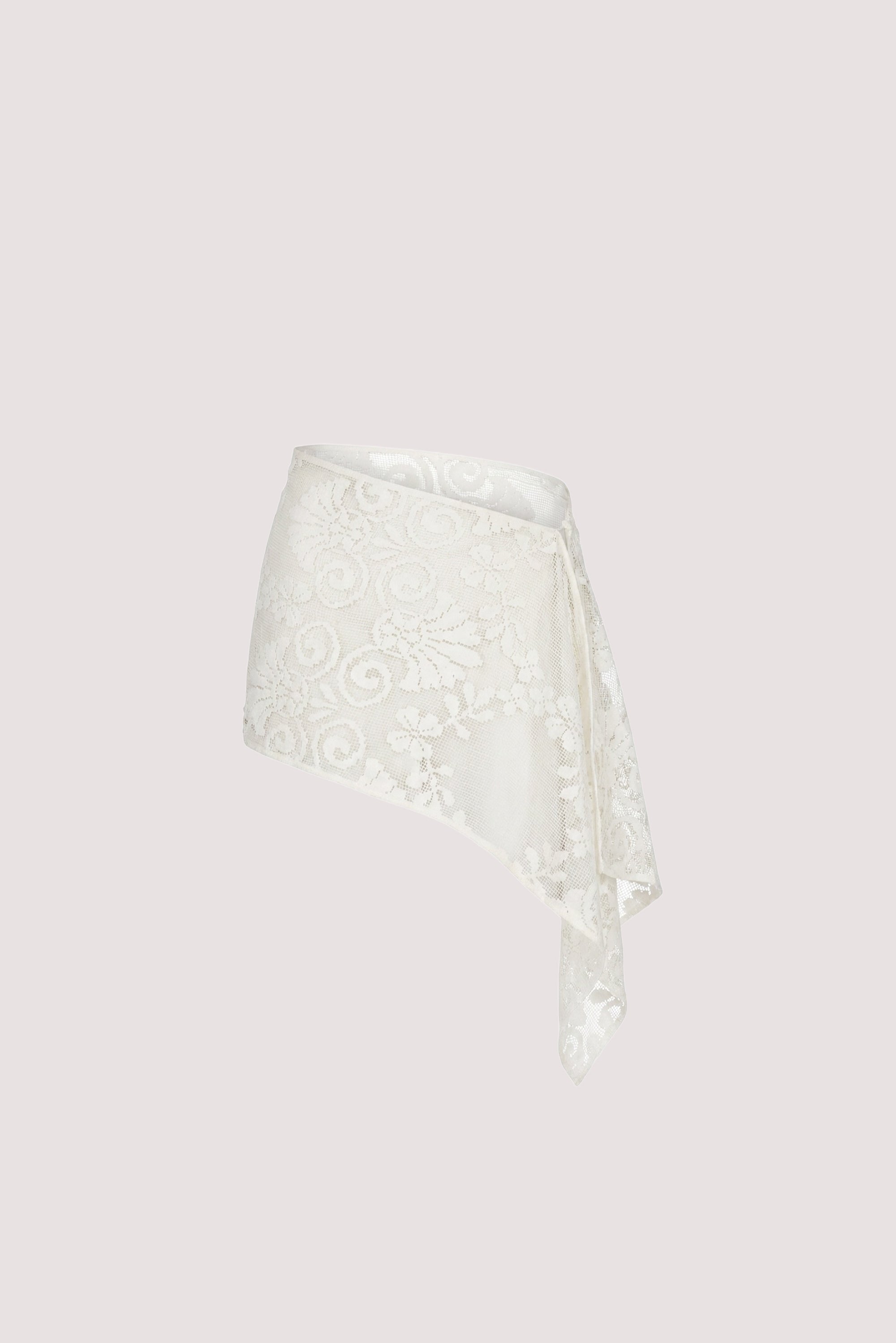 REINA IVORY LACE SCARF