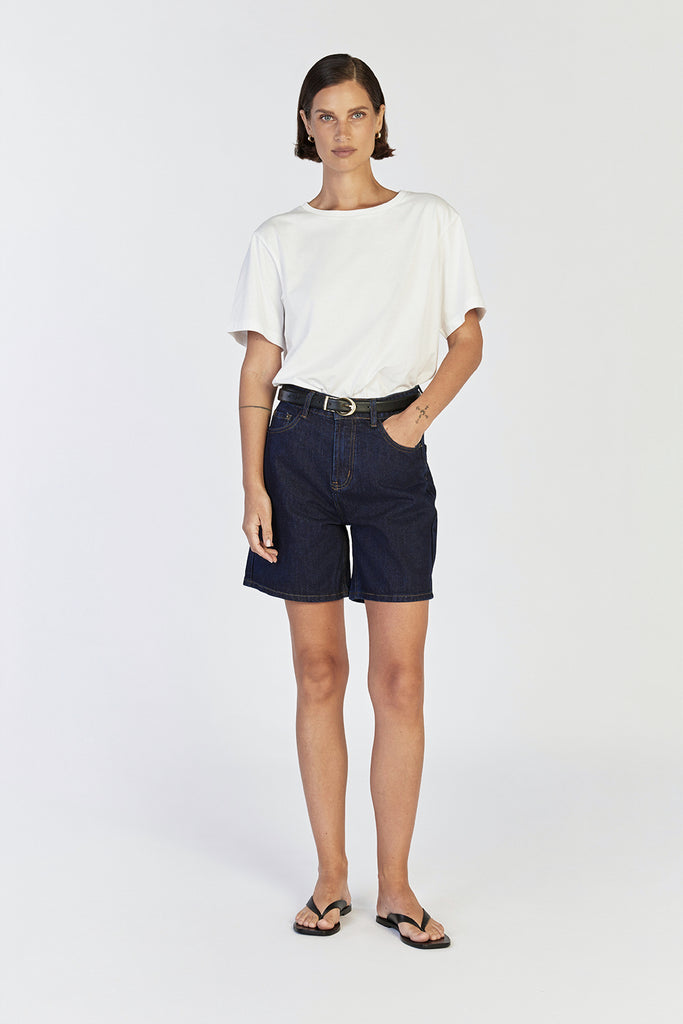 JOPLIN INDIGO DENIM SHORT | Dissh