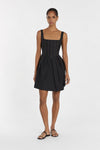 LIDIA BLACK MINI DRESS