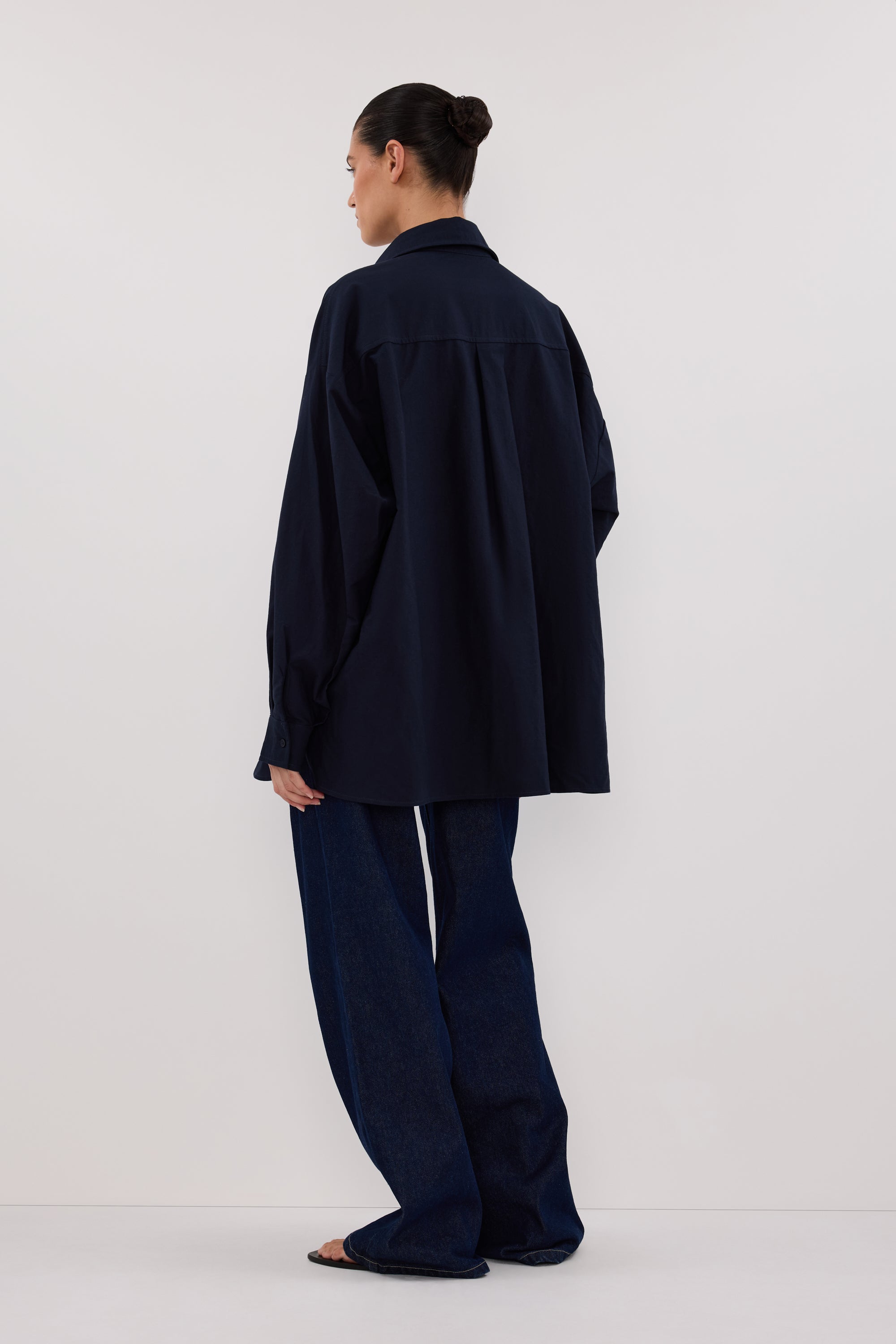 RHEA INK OVERSIZED COTTON SHIRT