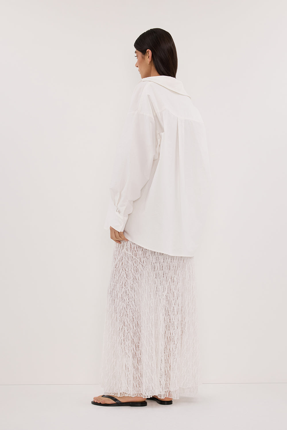 RHEA WHITE COTTON SHIRT Clothing DISSH Boutiques 