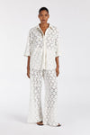 LOULA WHITE LACE SHIRT