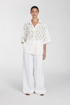 LOULA WHITE LACE SHIRT