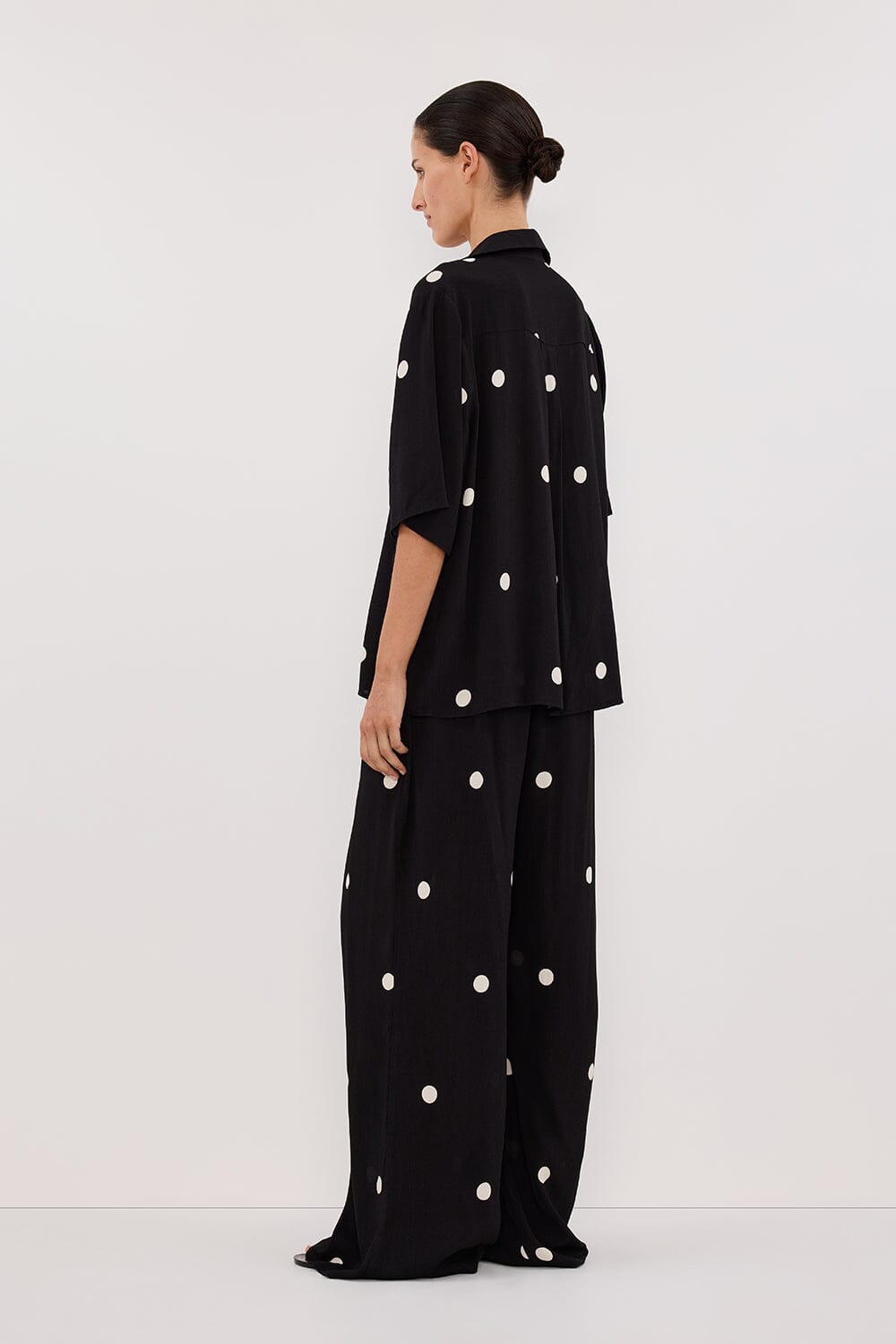 LAURA SPOT SHORT SLEEVE SHIRT Clothing DISSH Boutiques 