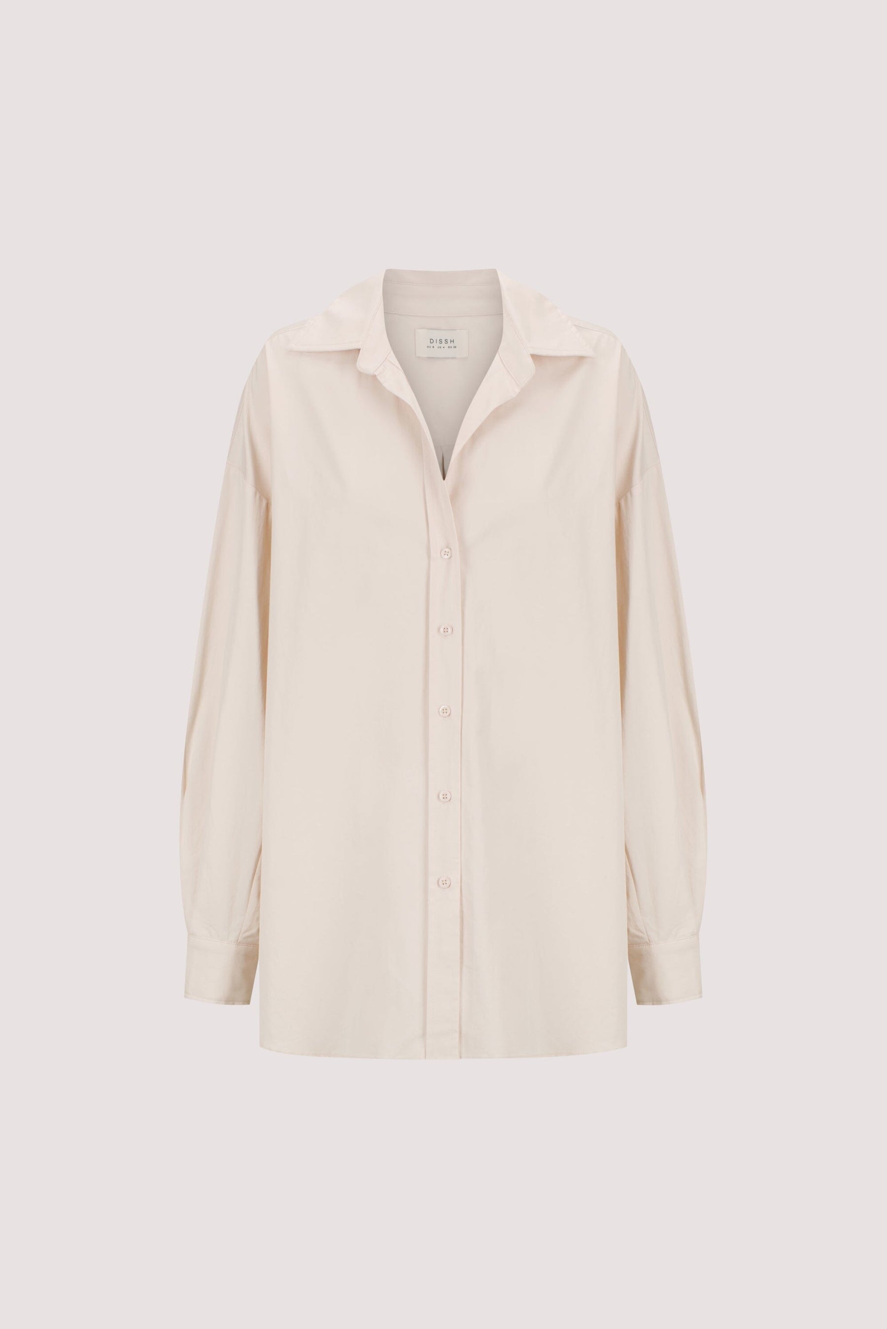 RAQUEL POWDER LONG SLEEVE COTTON POPLIN SHIRT Clothing DISSH Boutiques 