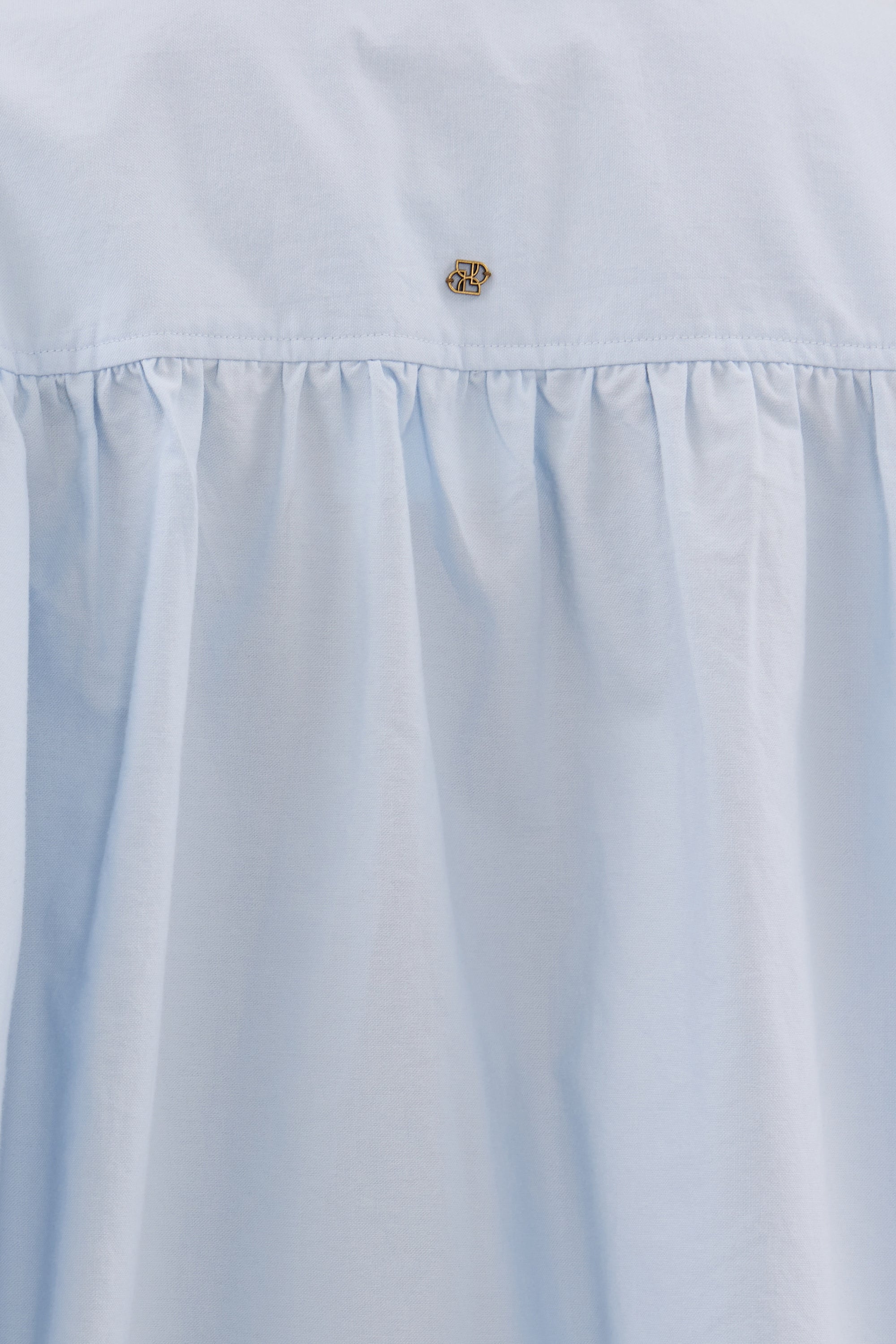 RHEA 2.0 ICE BLUE OVERSIZED COTTON SHIRT