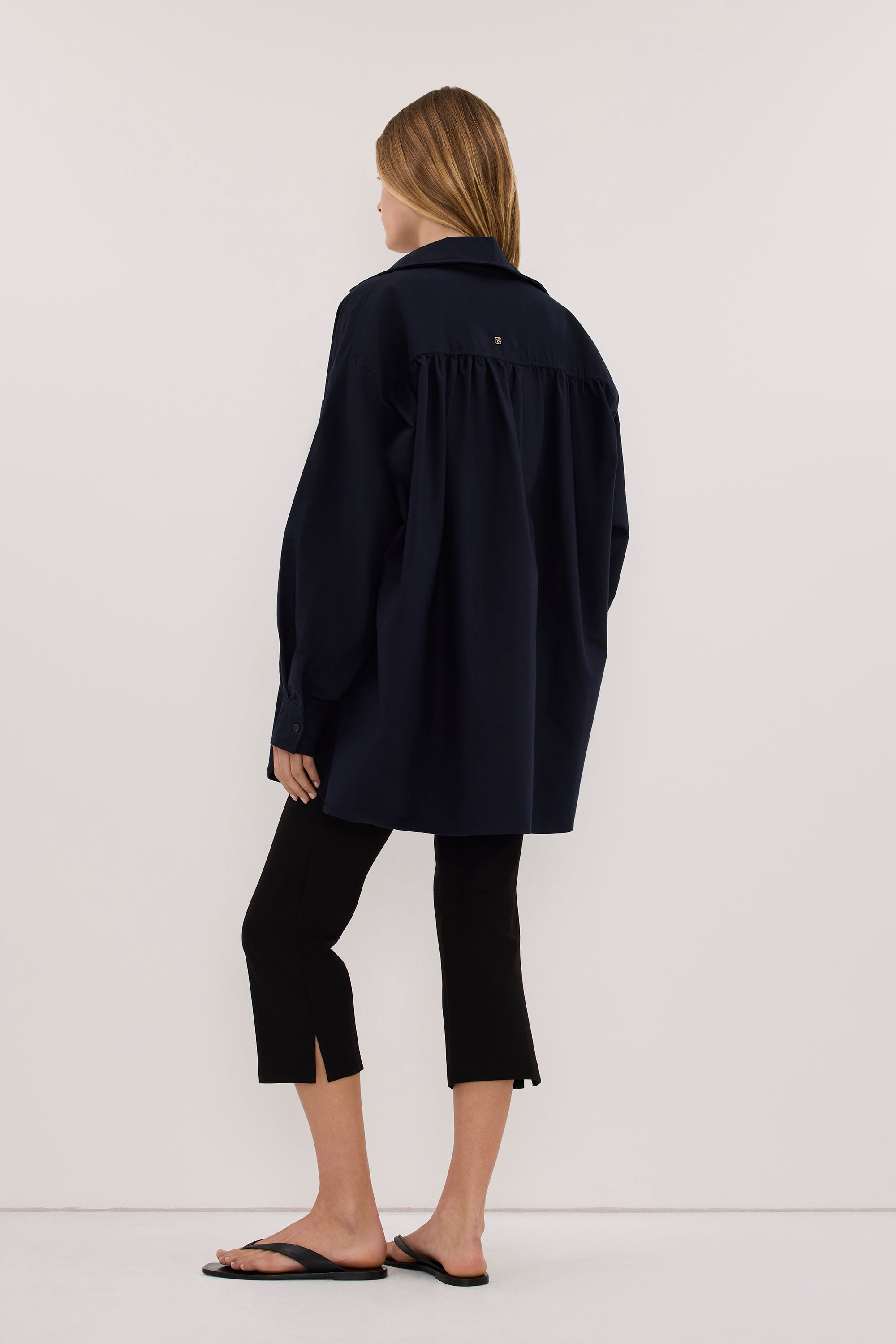 RHEA 2.0 INK OVERSIZED COTTON SHIRT