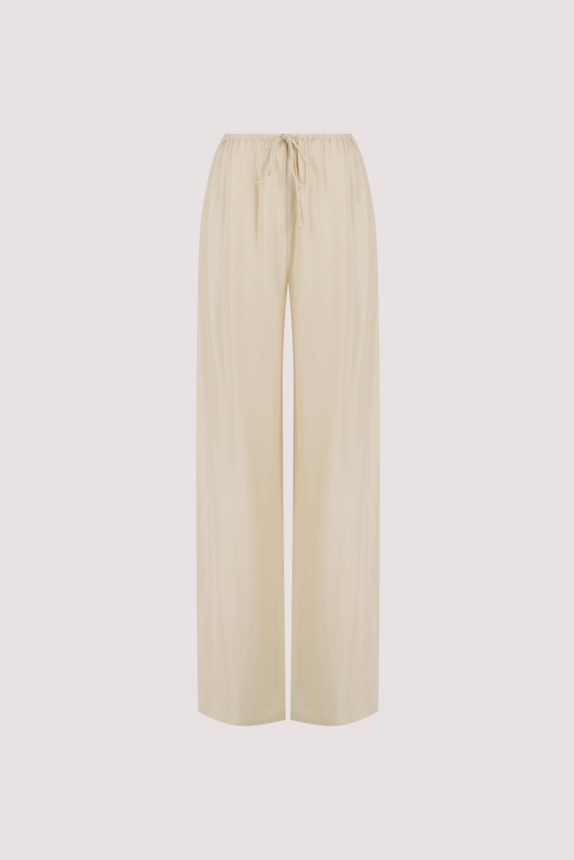 ADDIE STRAW CUPRO DRAWSTRING PANT