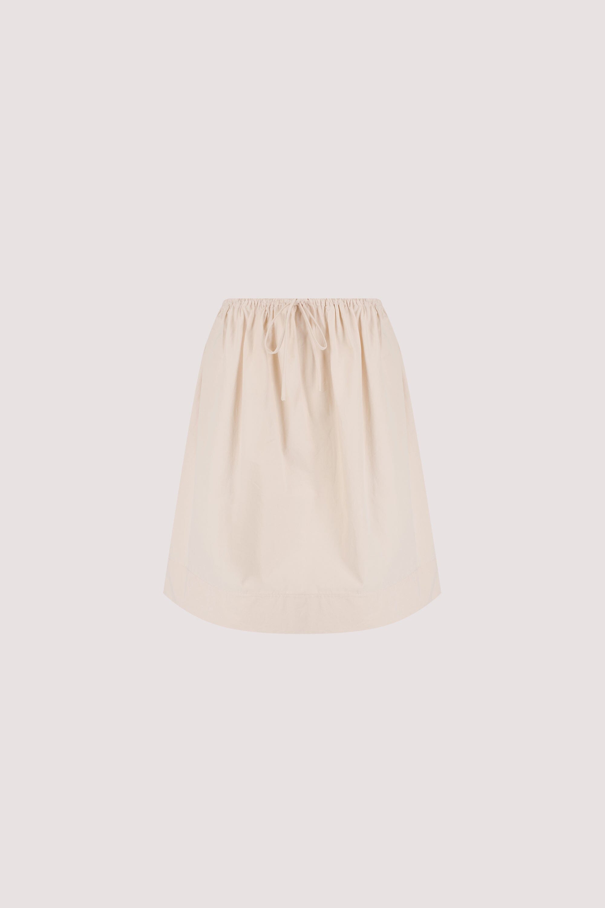 SOMMER POWDER STRAPLESS POPLIN TOP