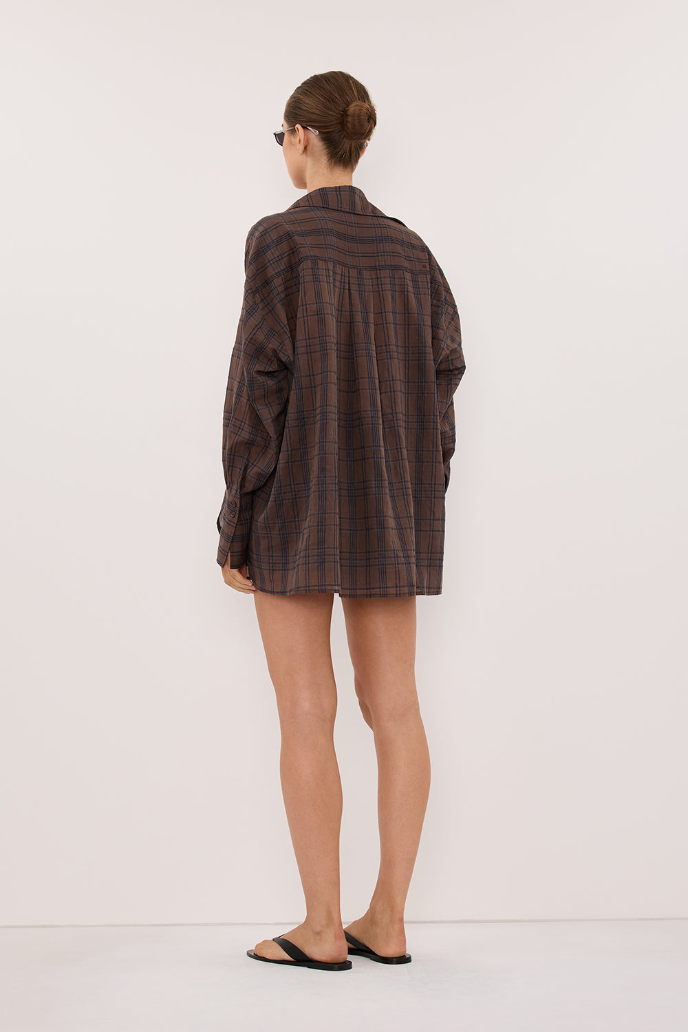 PETRA CHOC CHECK SHIRT