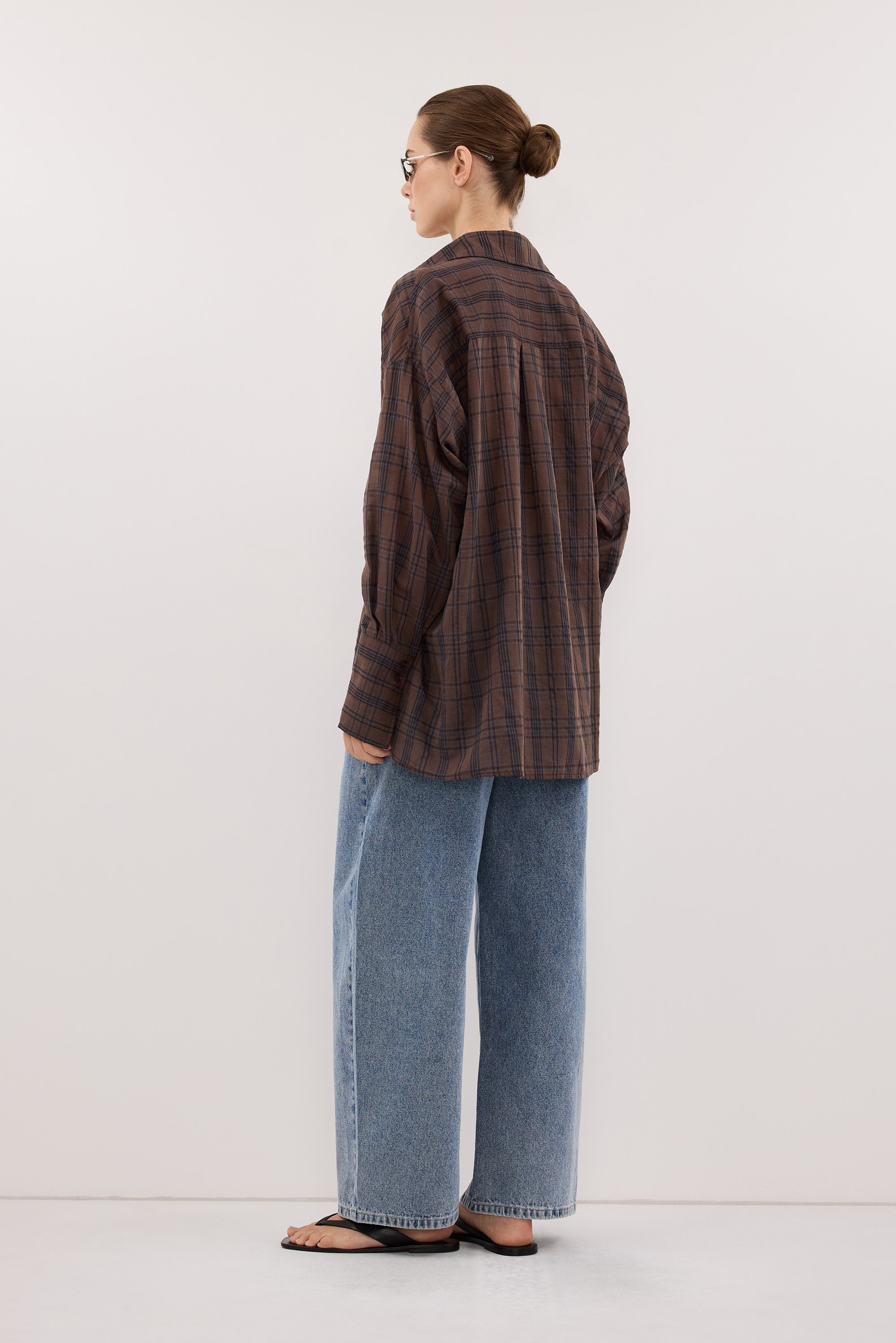 PETRA CHOC CHECK SHIRT