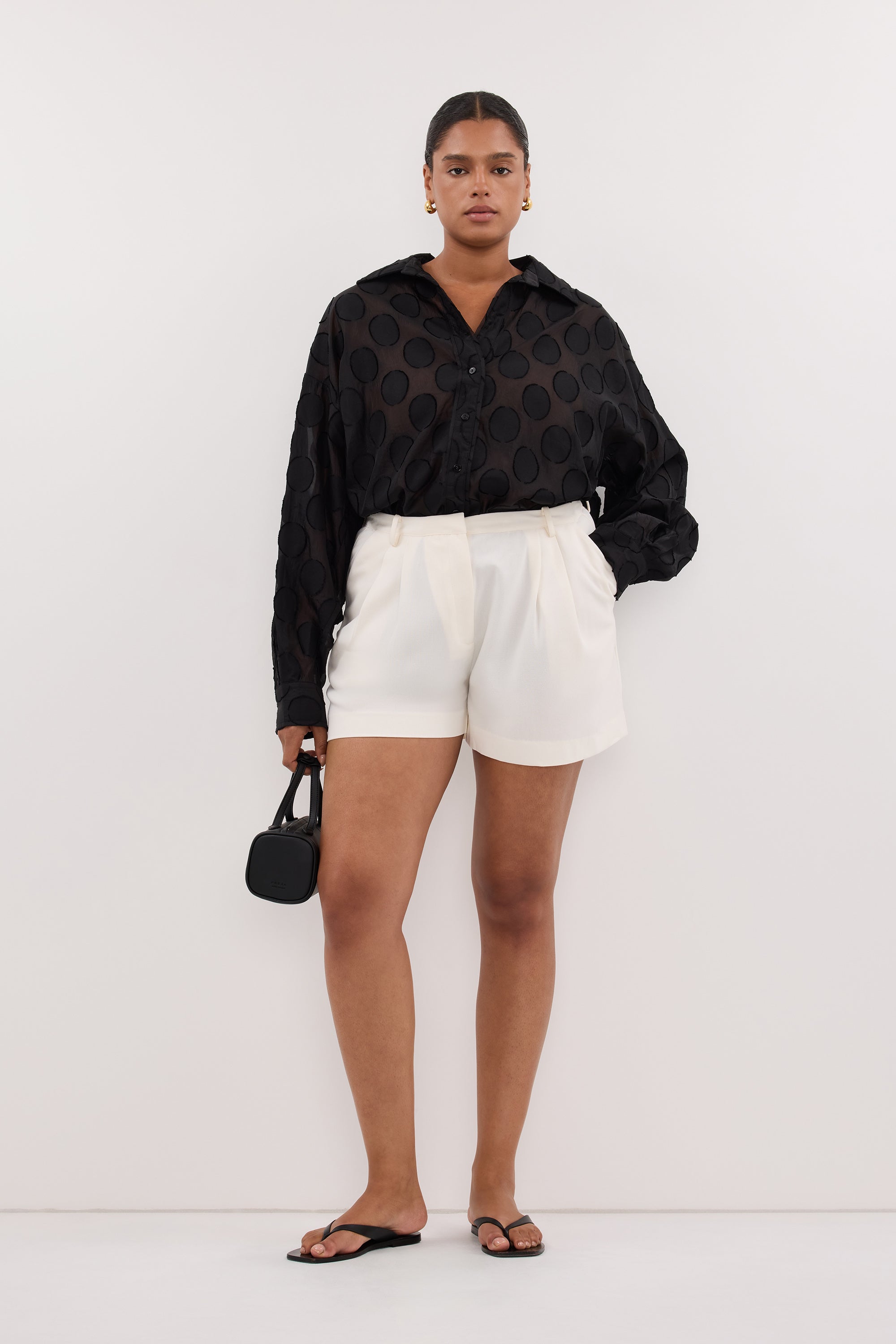 MONTANA BLACK LONG SLEEVE JACQUARD SHIRT