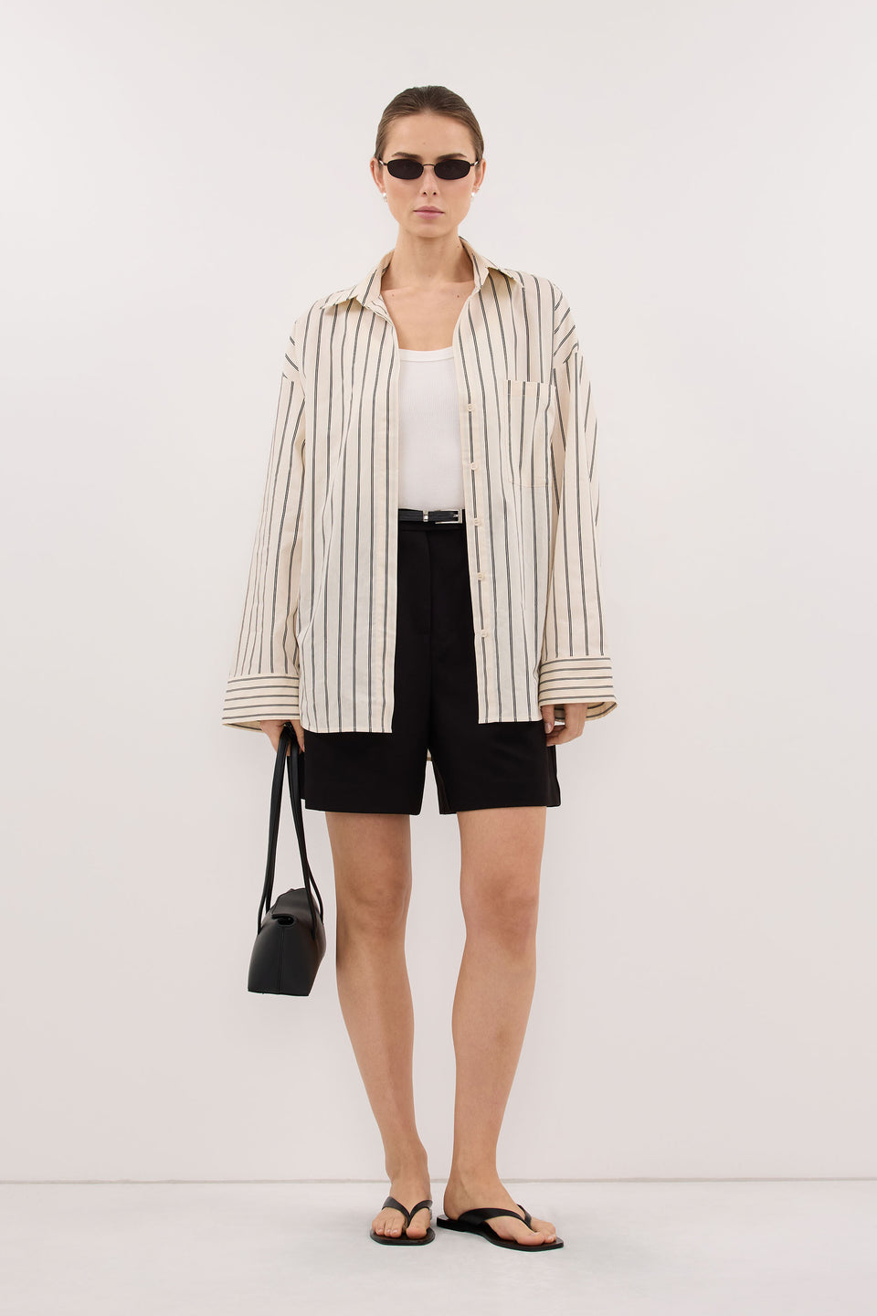 FABLE CREAM SILK BLEND SHIRT