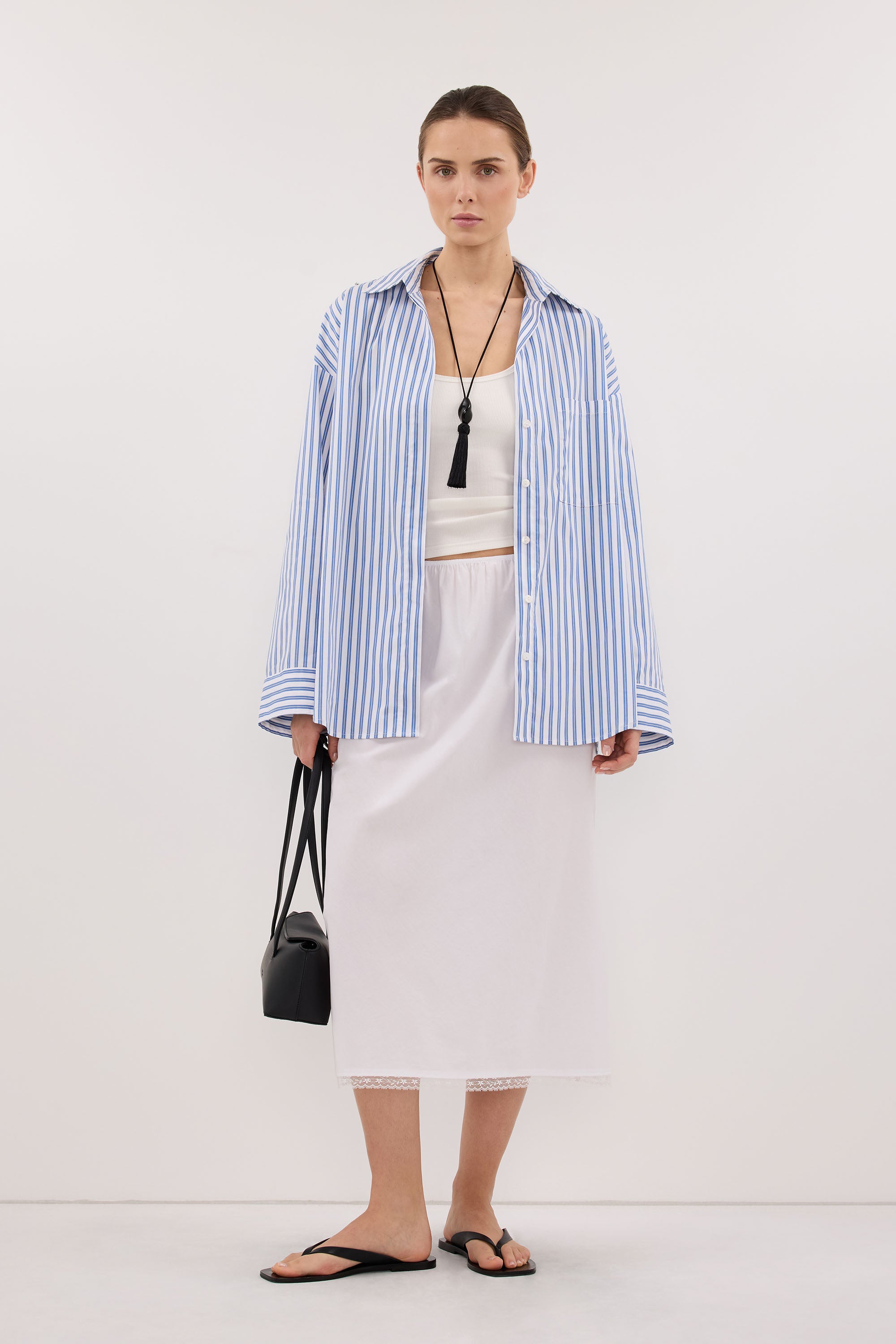 TALISE BLUE STRIPE SHIRT