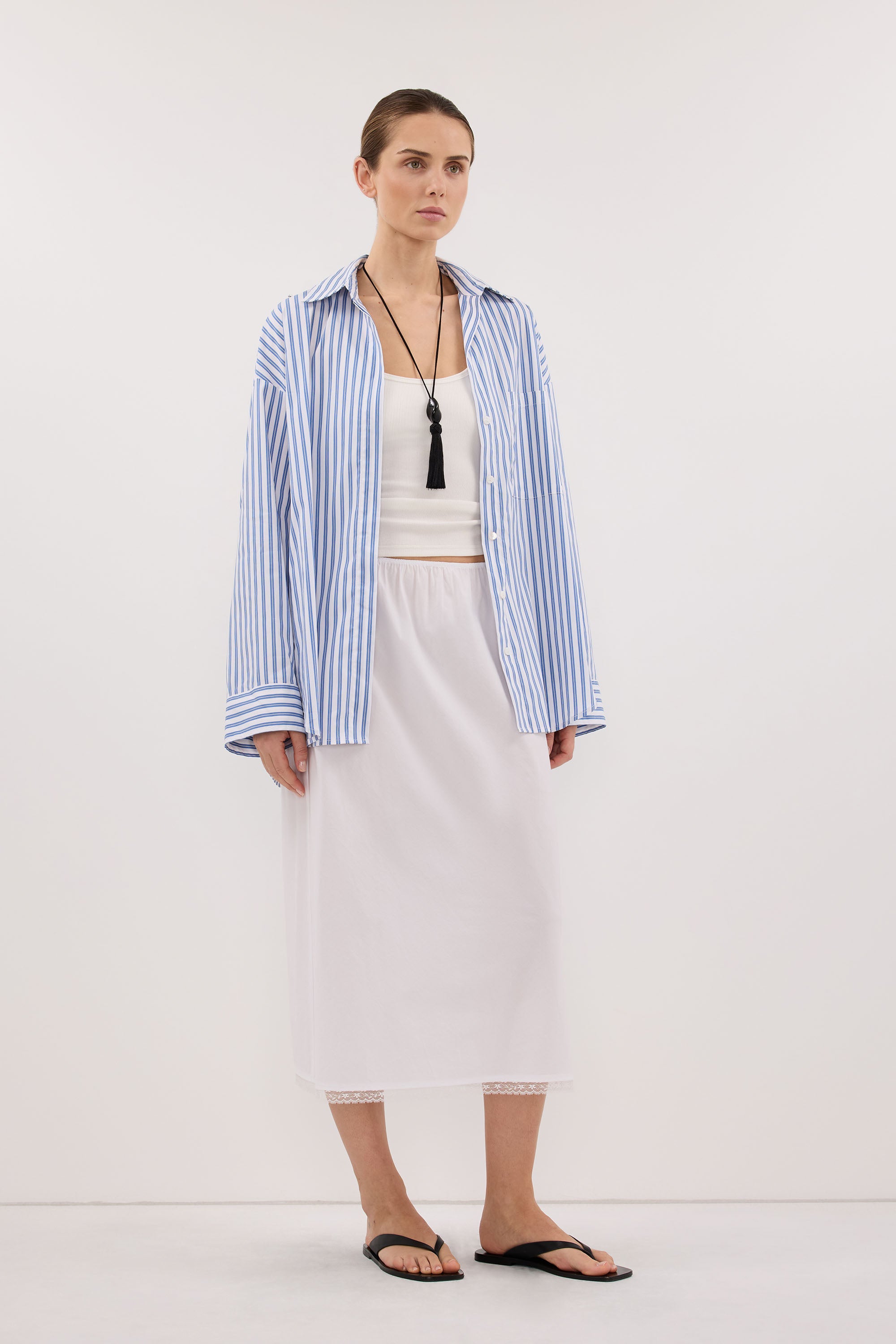 TALISE BLUE STRIPE SHIRT