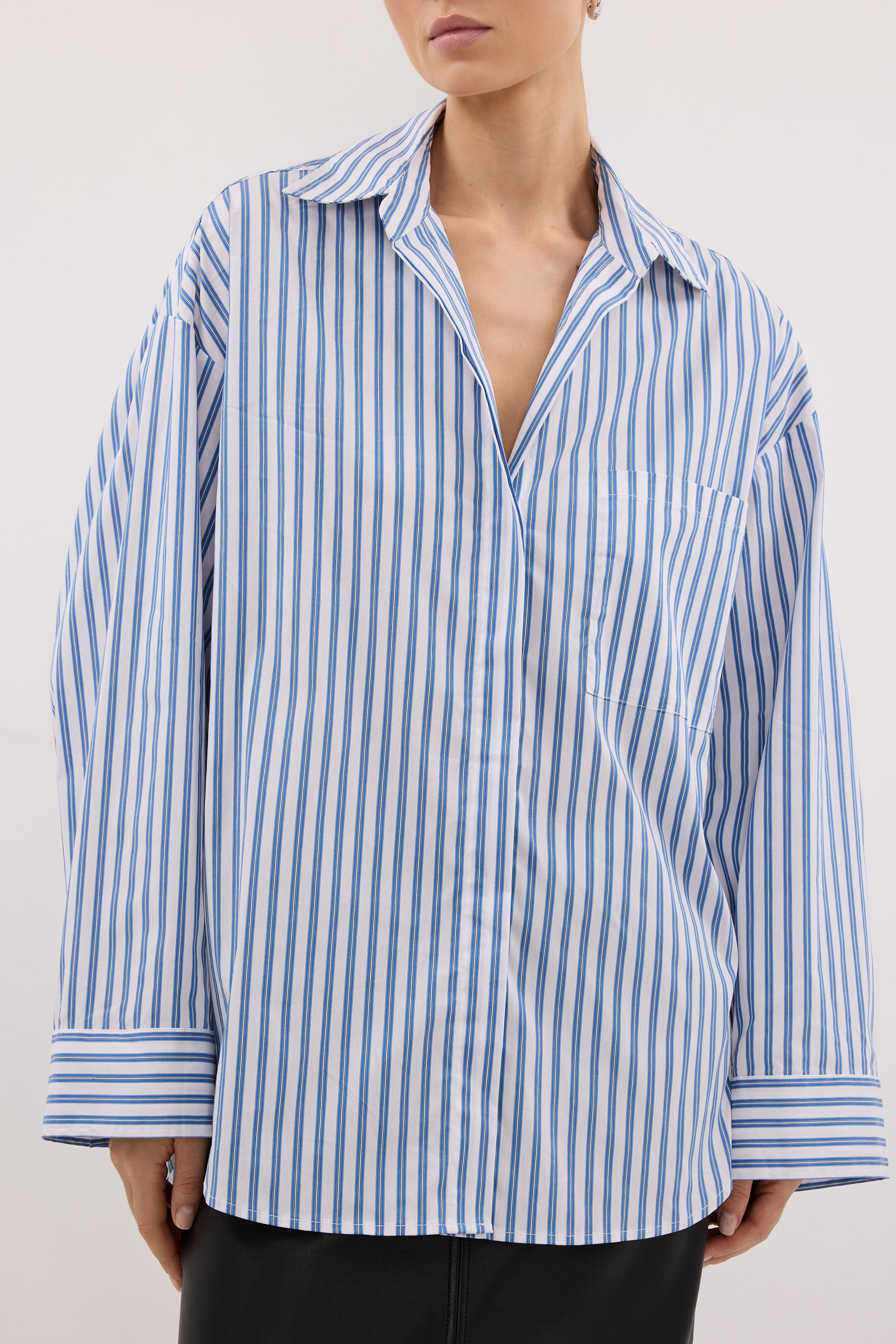 TALISE BLUE STRIPE SHIRT