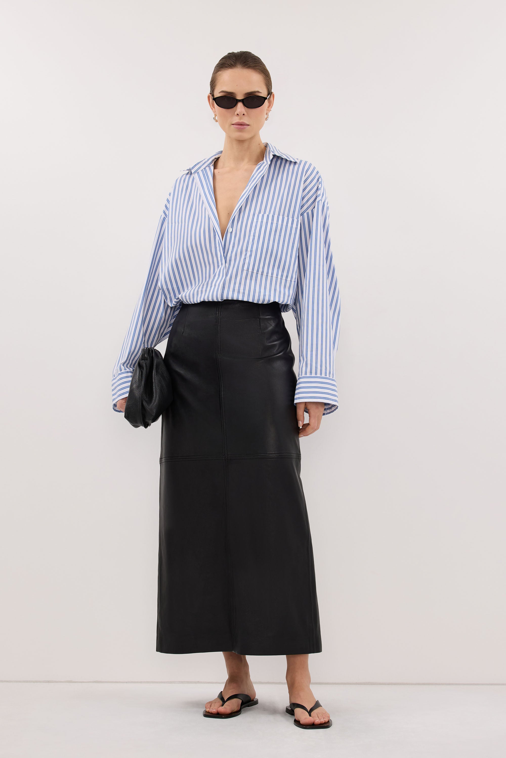 TALISE BLUE STRIPE SHIRT