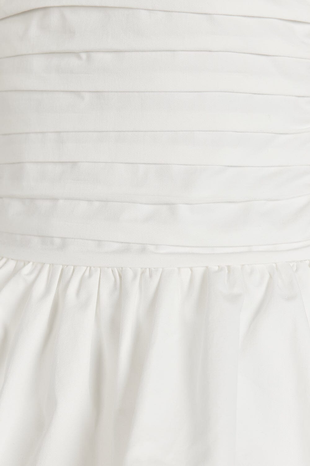 PEGGY WHITE COTTON STRAPLESS TOP Clothing DISSH Boutiques 