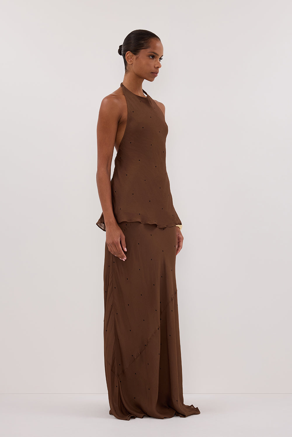 MELROSE FONDANT HALTER TOP Clothing DISSH Boutiques 