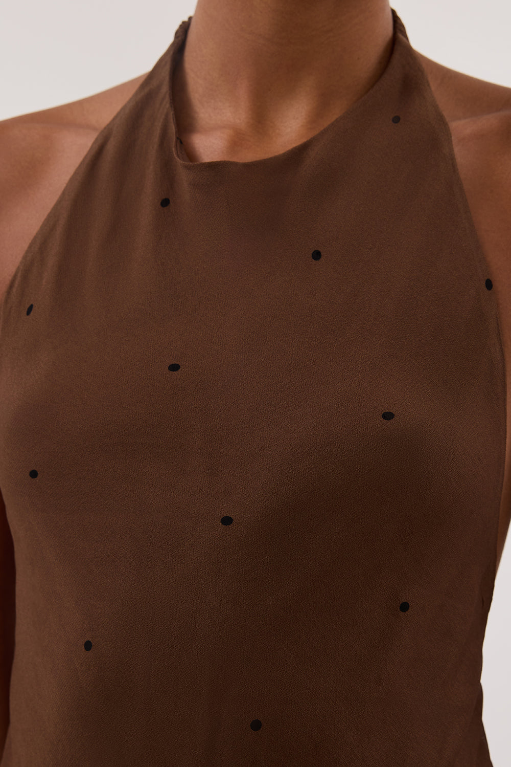 MELROSE FONDANT HALTER TOP Clothing DISSH Boutiques 