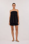 ARTIE BLACK RAMIE STRAPLESS TOP