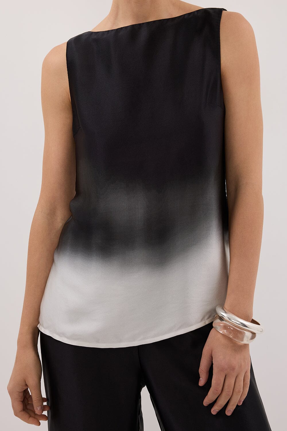 HUXLEY OMBRE SILK TOP Clothing DISSH Boutiques 