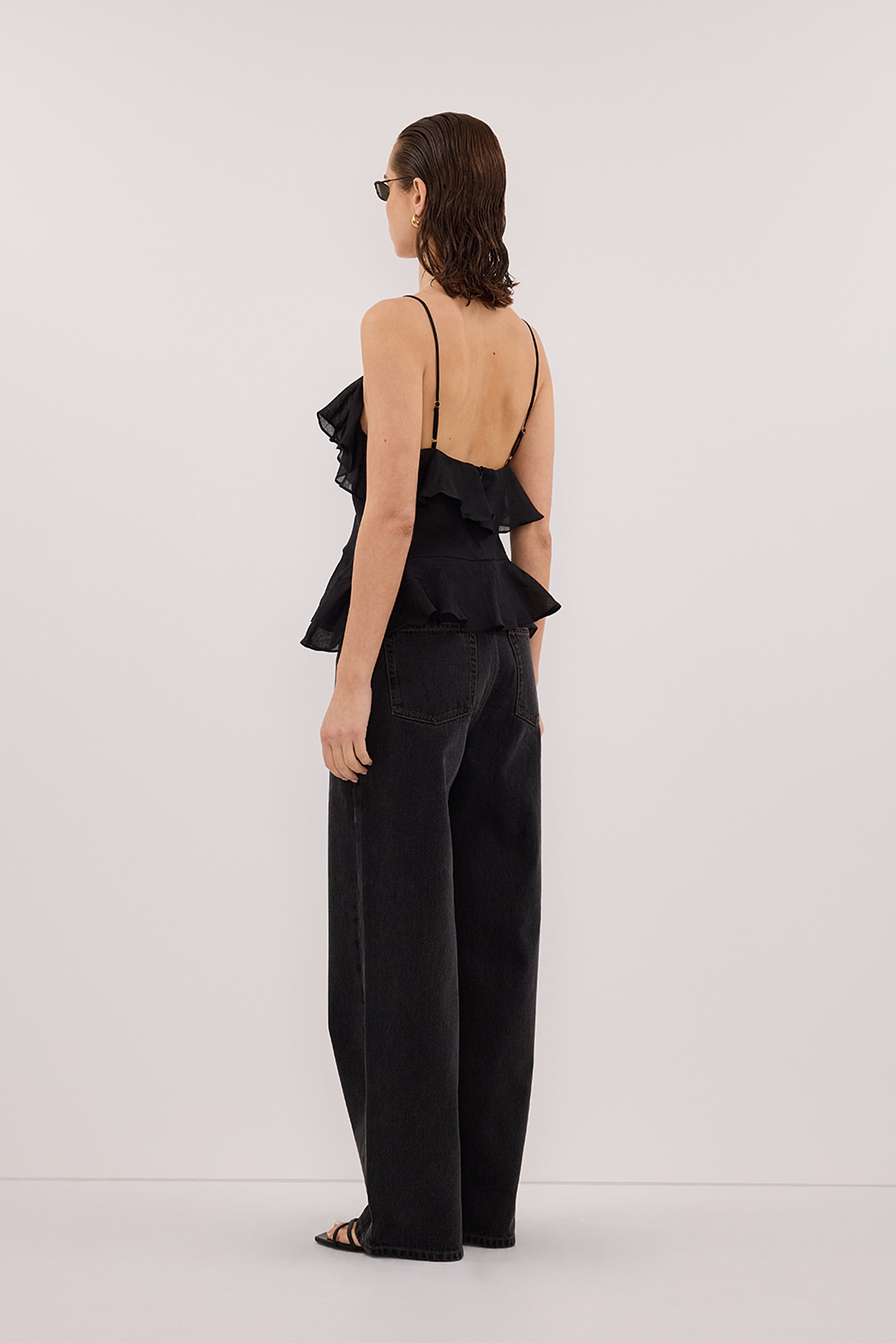 SARA BLACK RAMIE CAMI TOP
