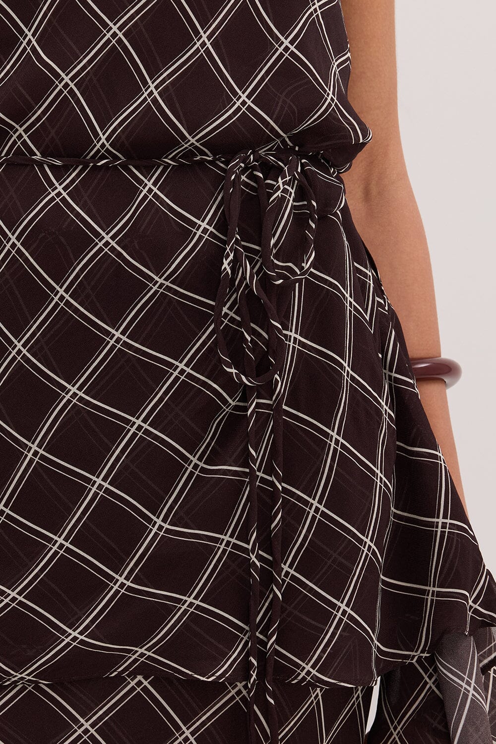 ARLINGTON CHOC SLEEVELESS CAMI TOP Clothing DISSH Boutiques 