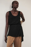RUDI BLACK SLEEVELESS CAMI TOP