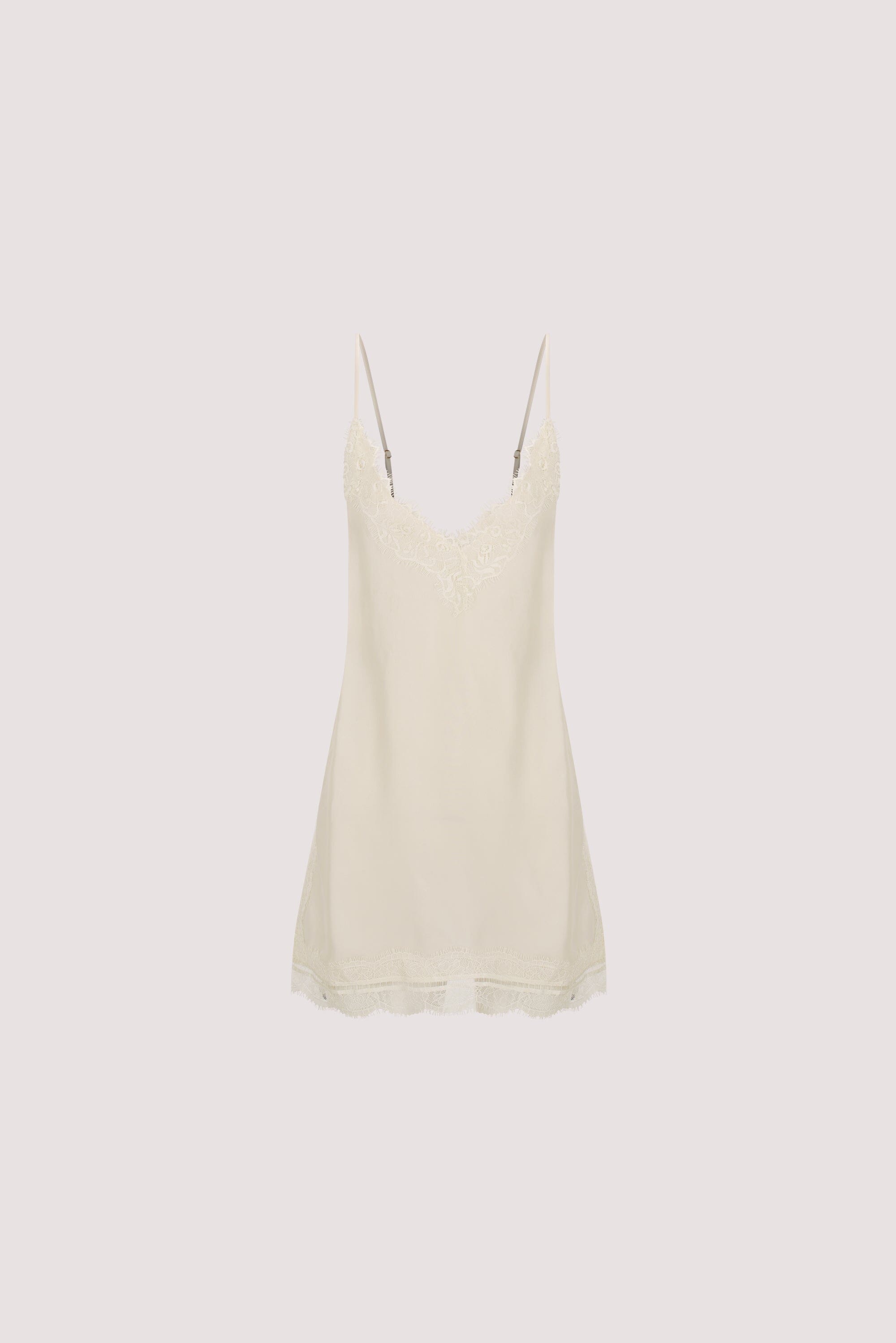ANDREA SANDSTONE CUPRO LACE TOP | Dissh