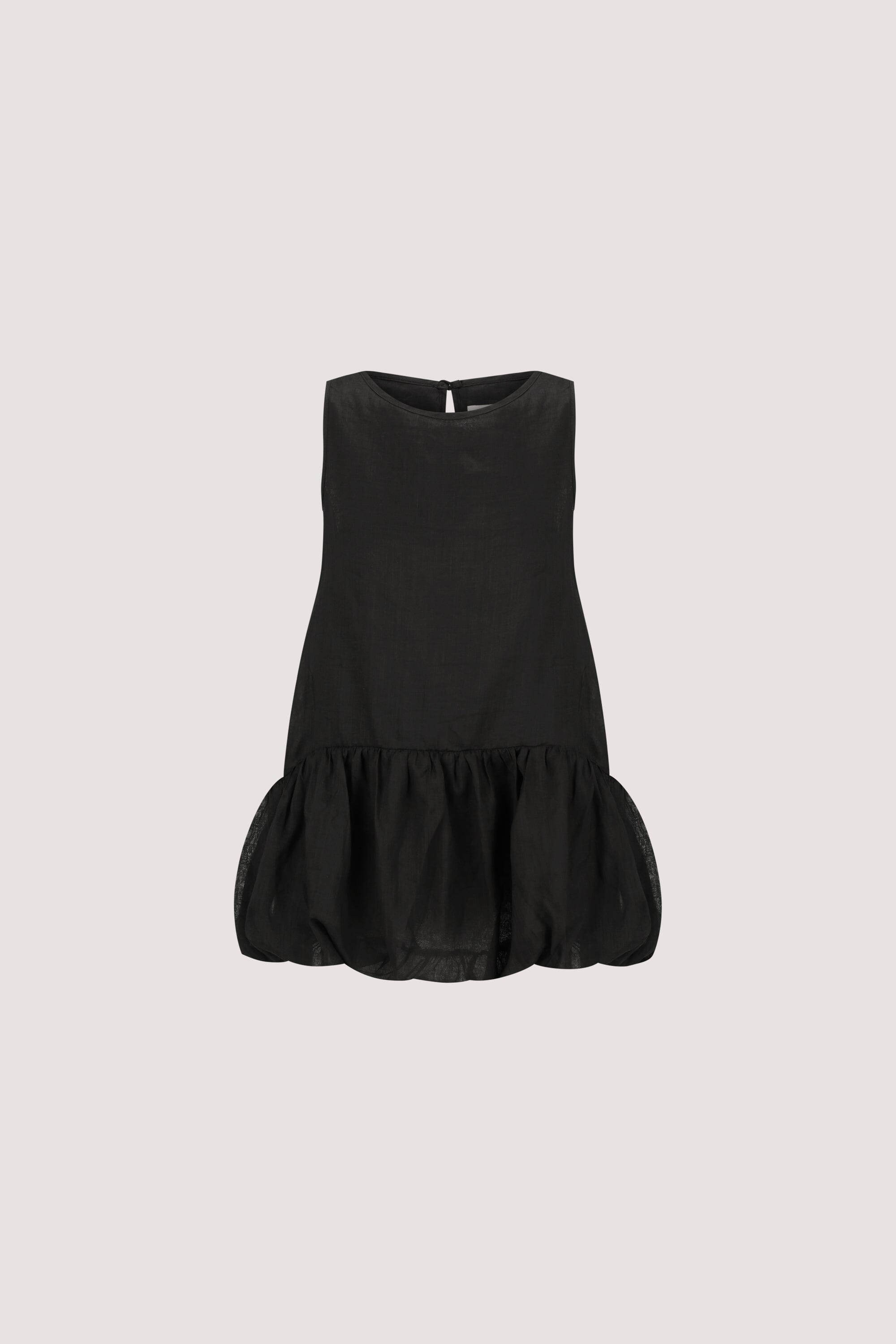 ARLO BLACK RAMIE DROP WAIST TOP