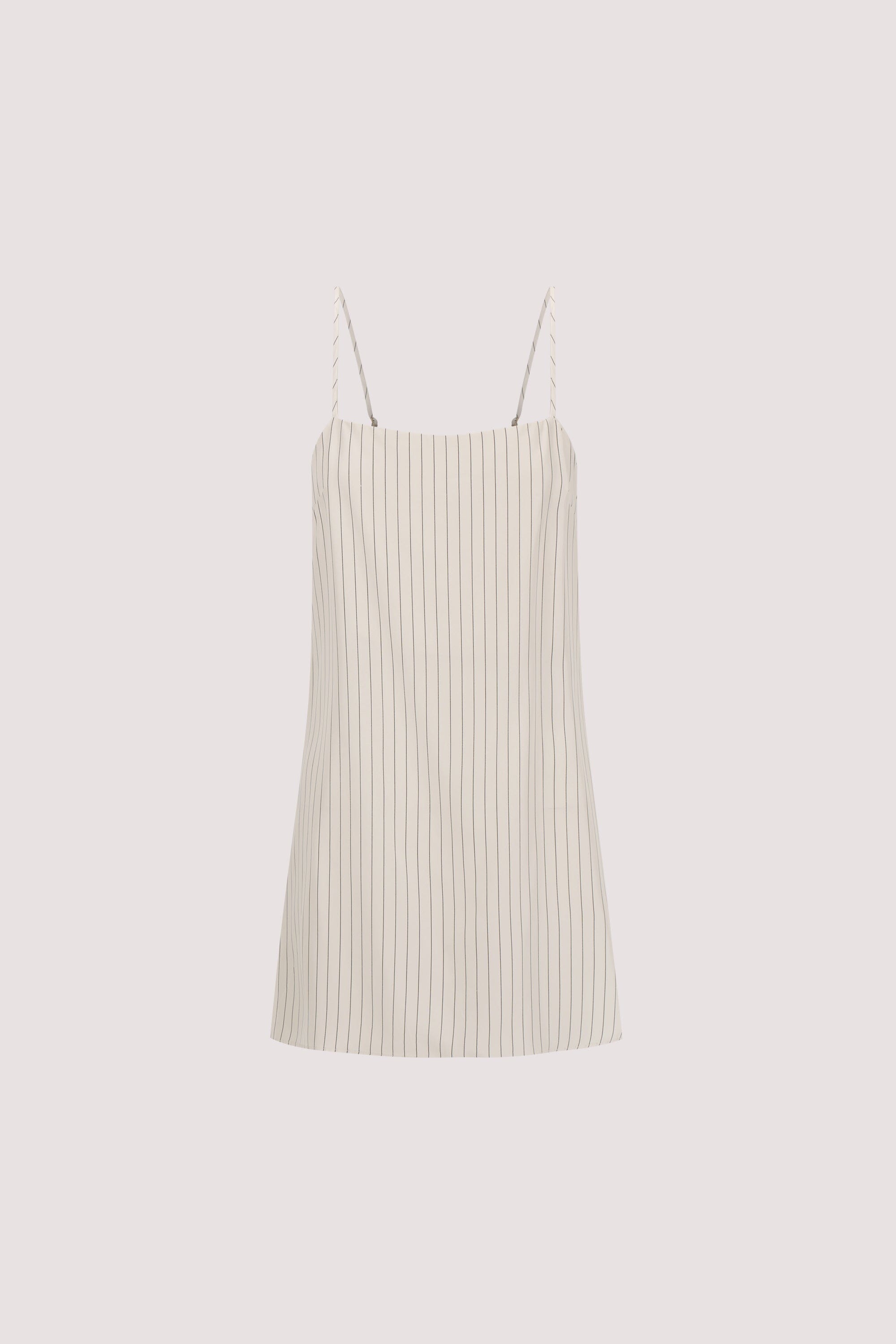 AMARA CREAM STRIPE CUPRO CAMI TOP