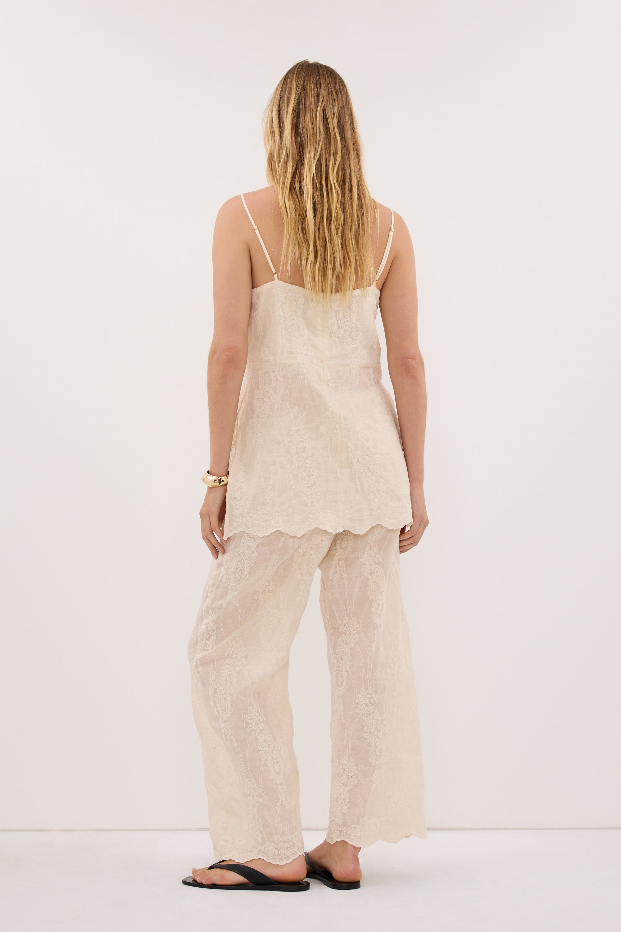 CORDELIA SANDSTONE RAMIE CAMI TOP