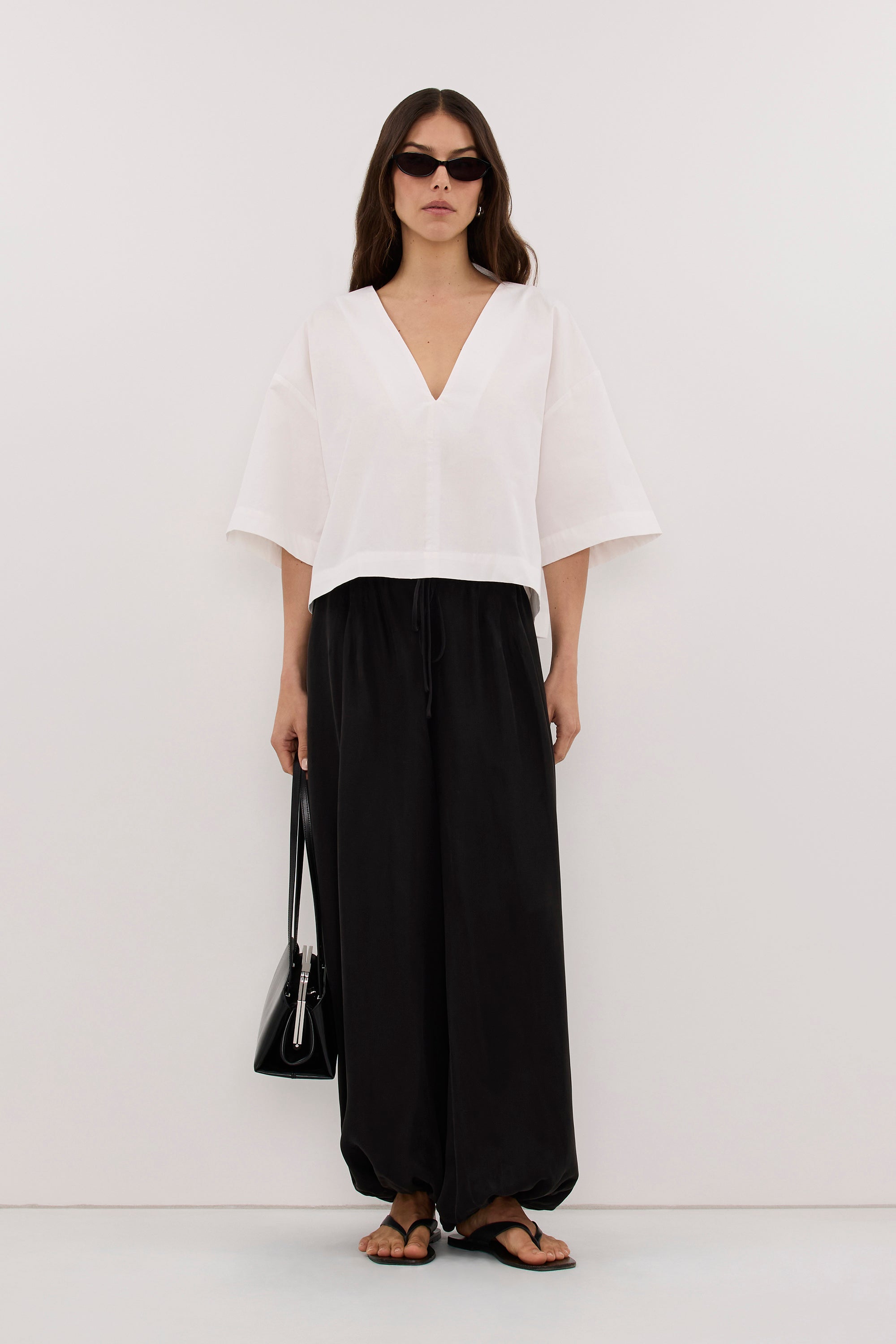ORLENA WHITE COTTON TOP
