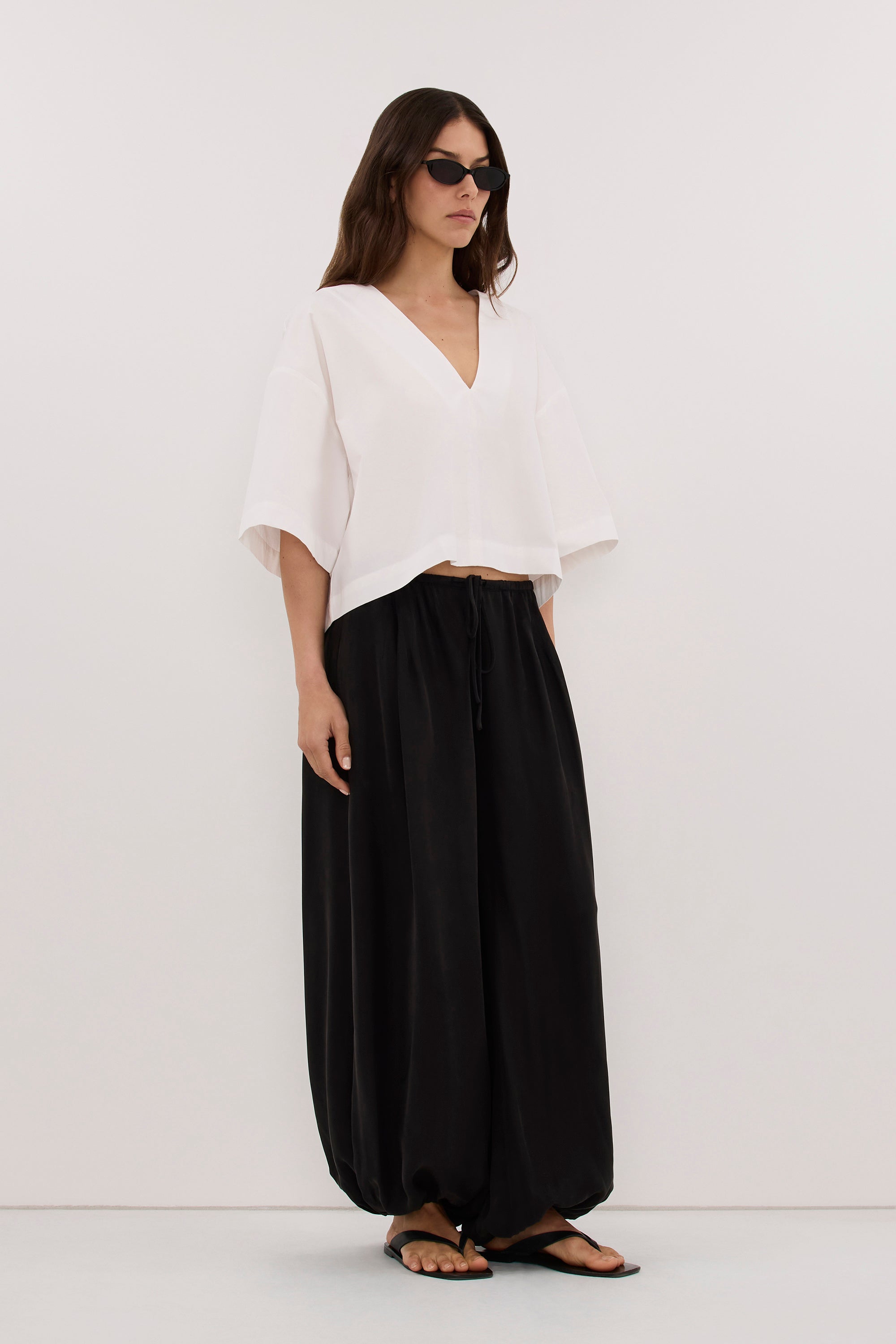 ORLENA WHITE COTTON TOP