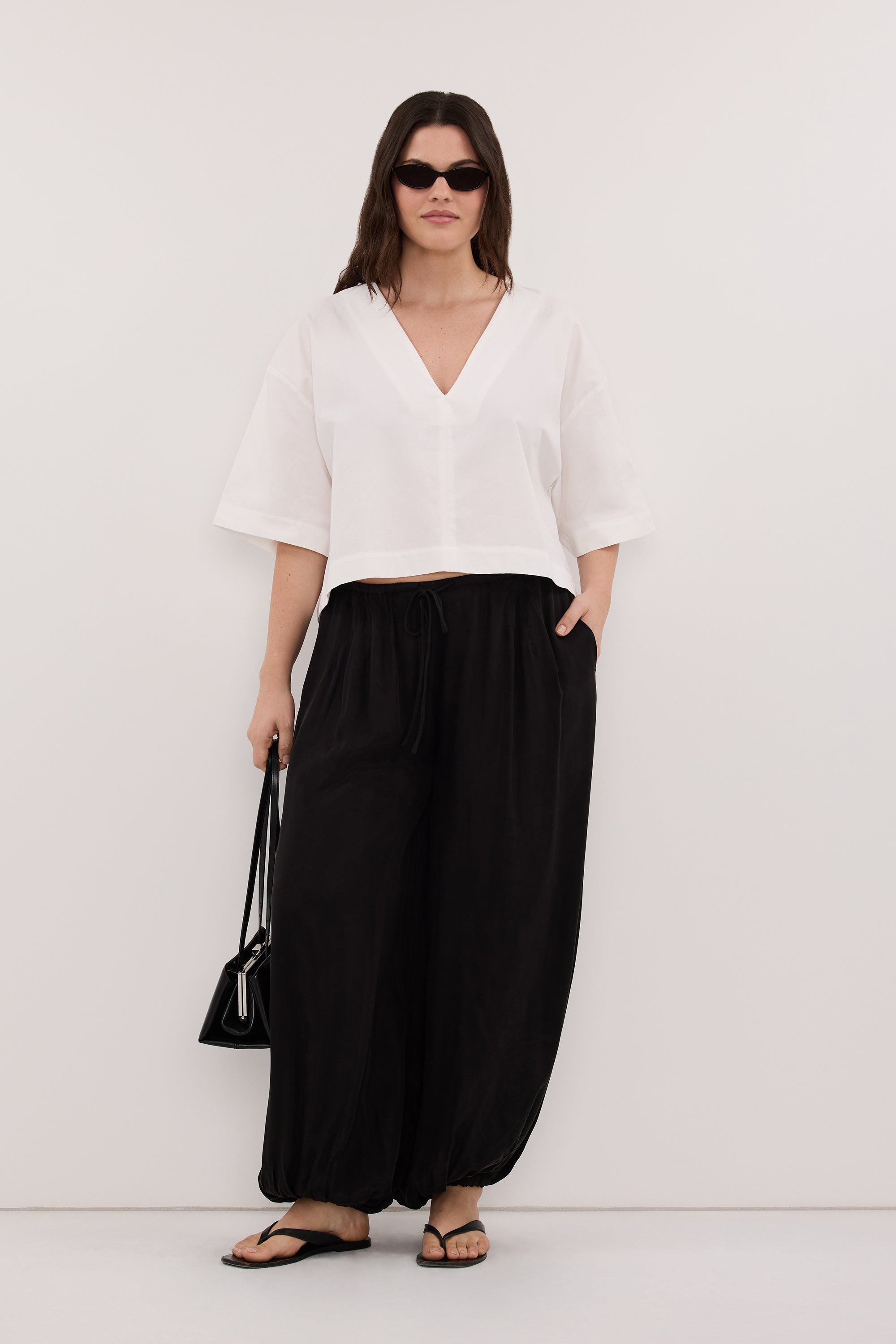 ORLENA WHITE COTTON TOP